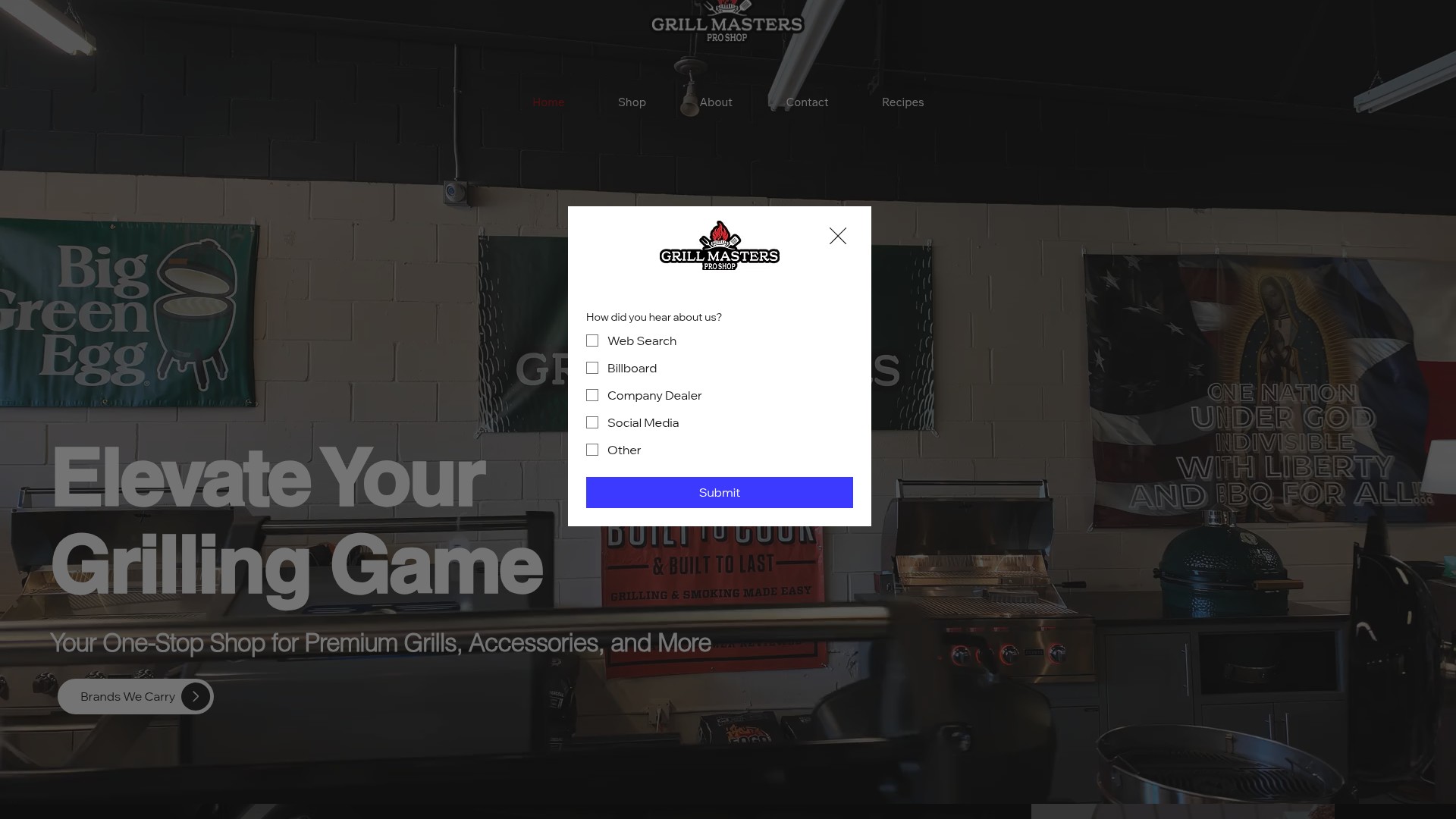 Landing Page
