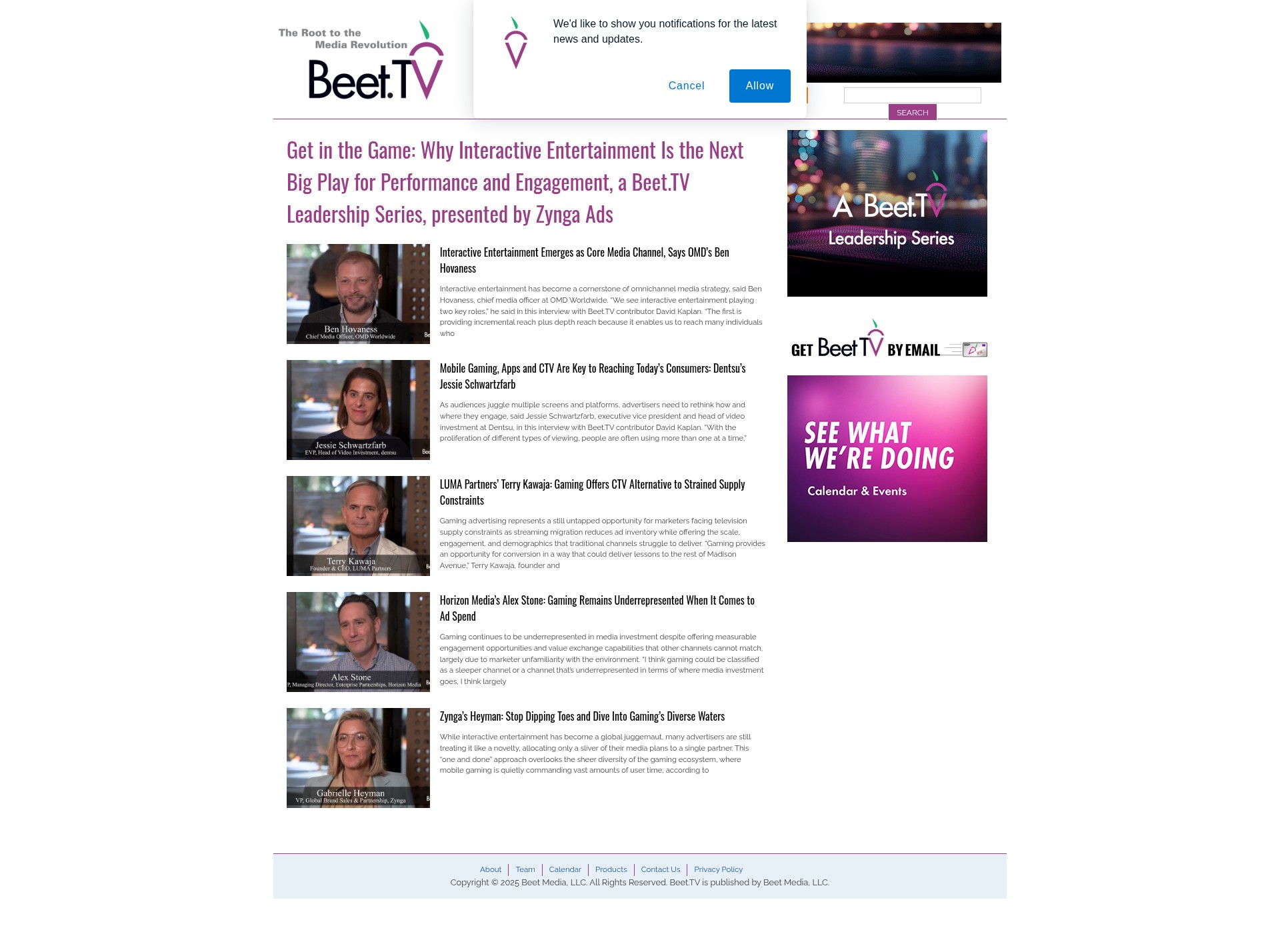 Landing Page