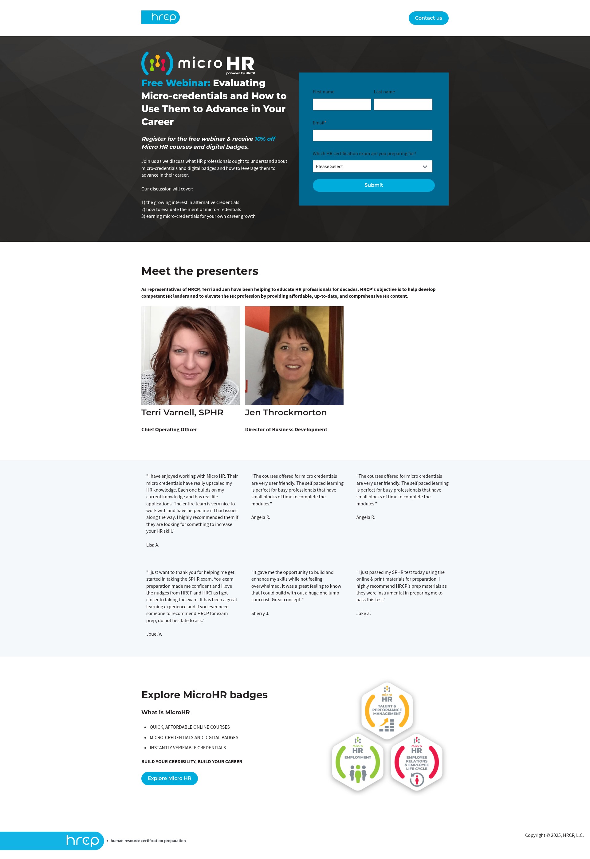Landing Page