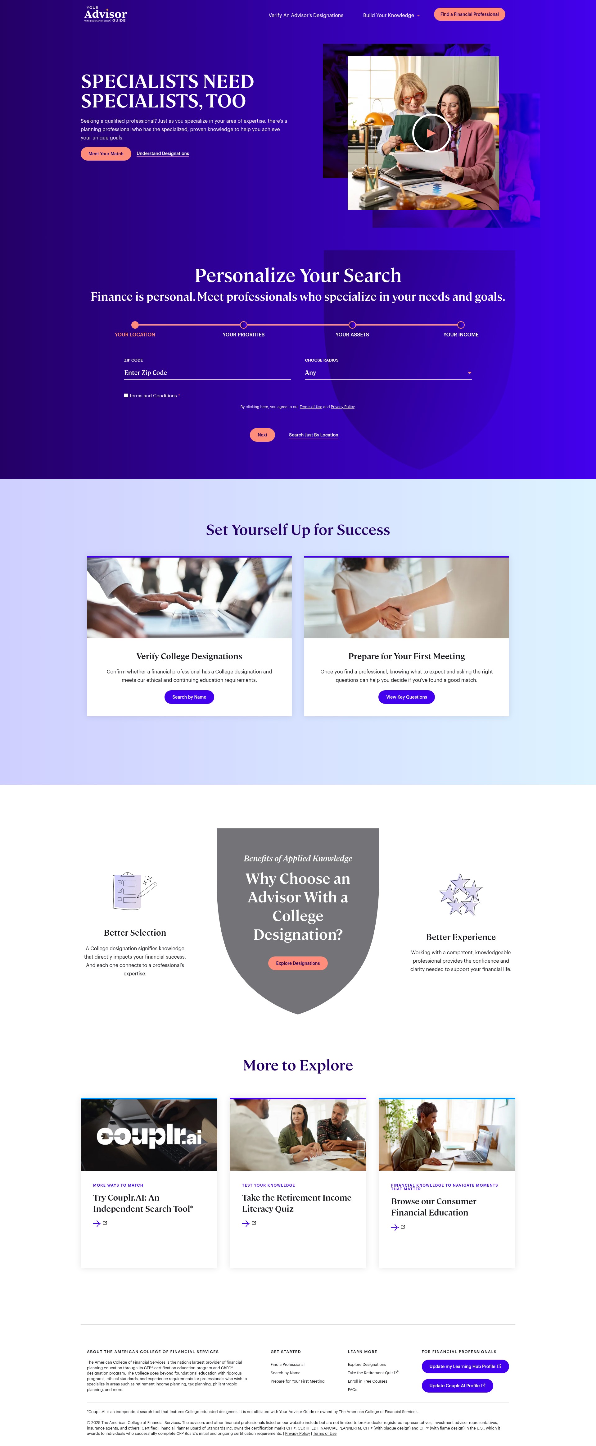 Landing Page