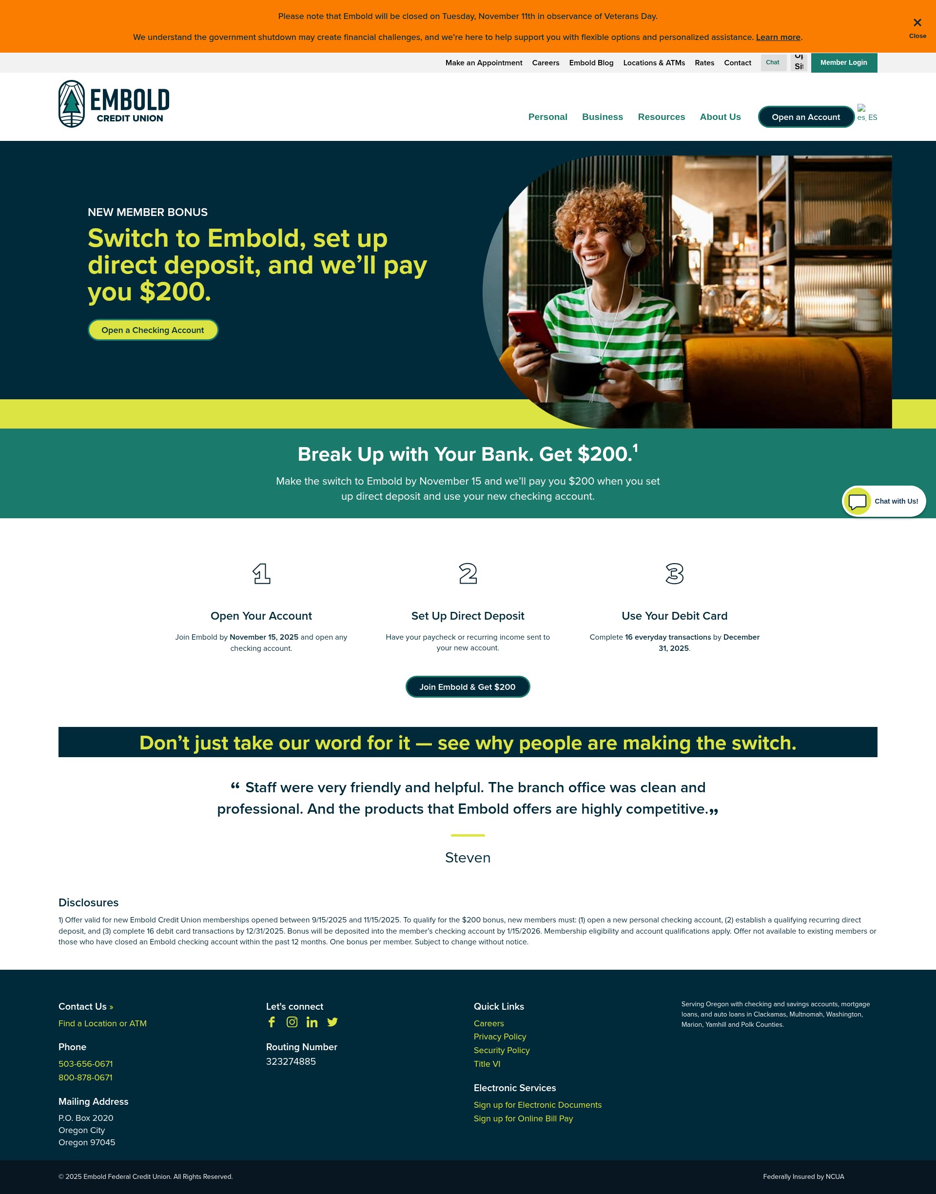 Landing Page