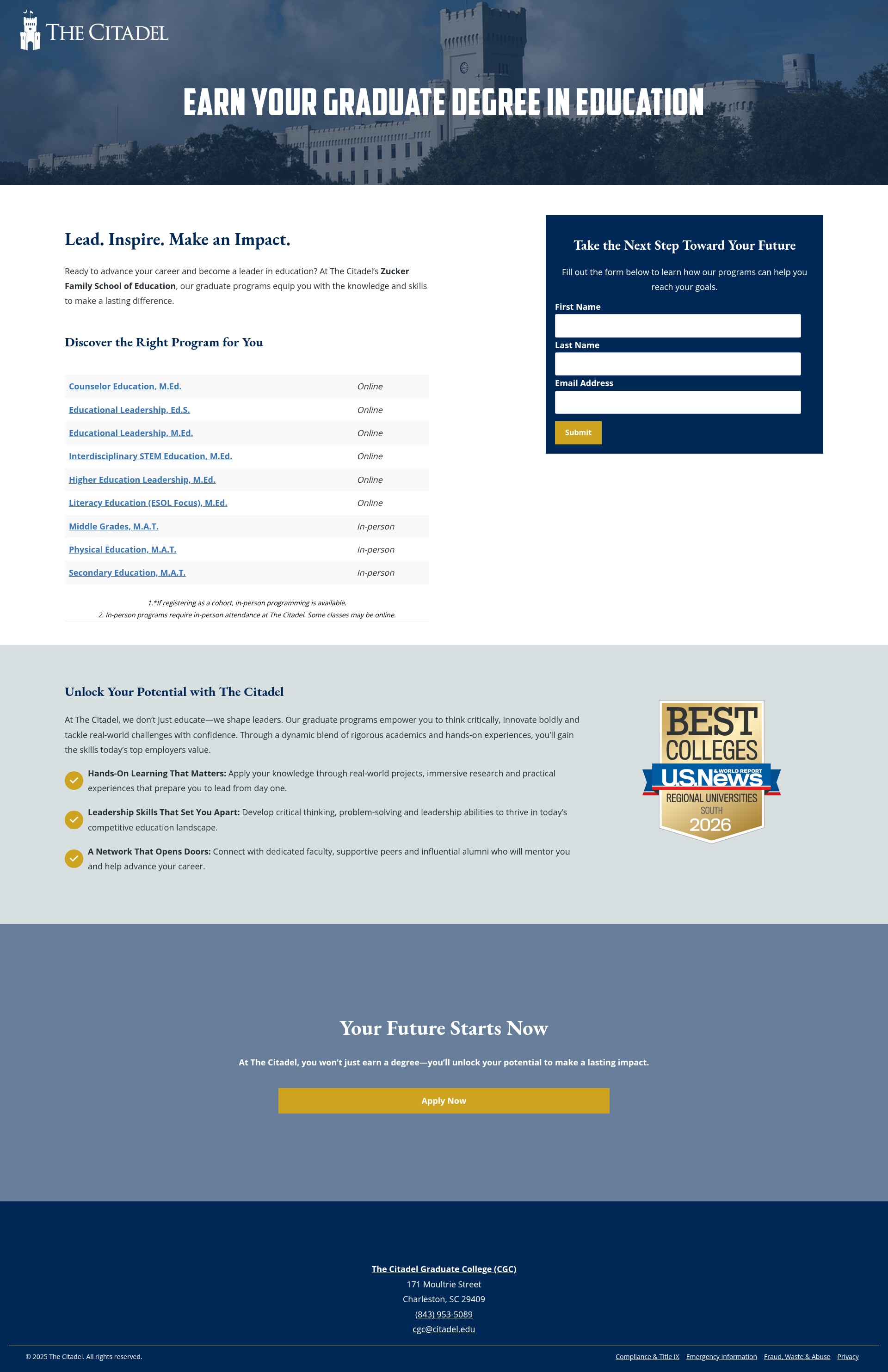 Landing Page
