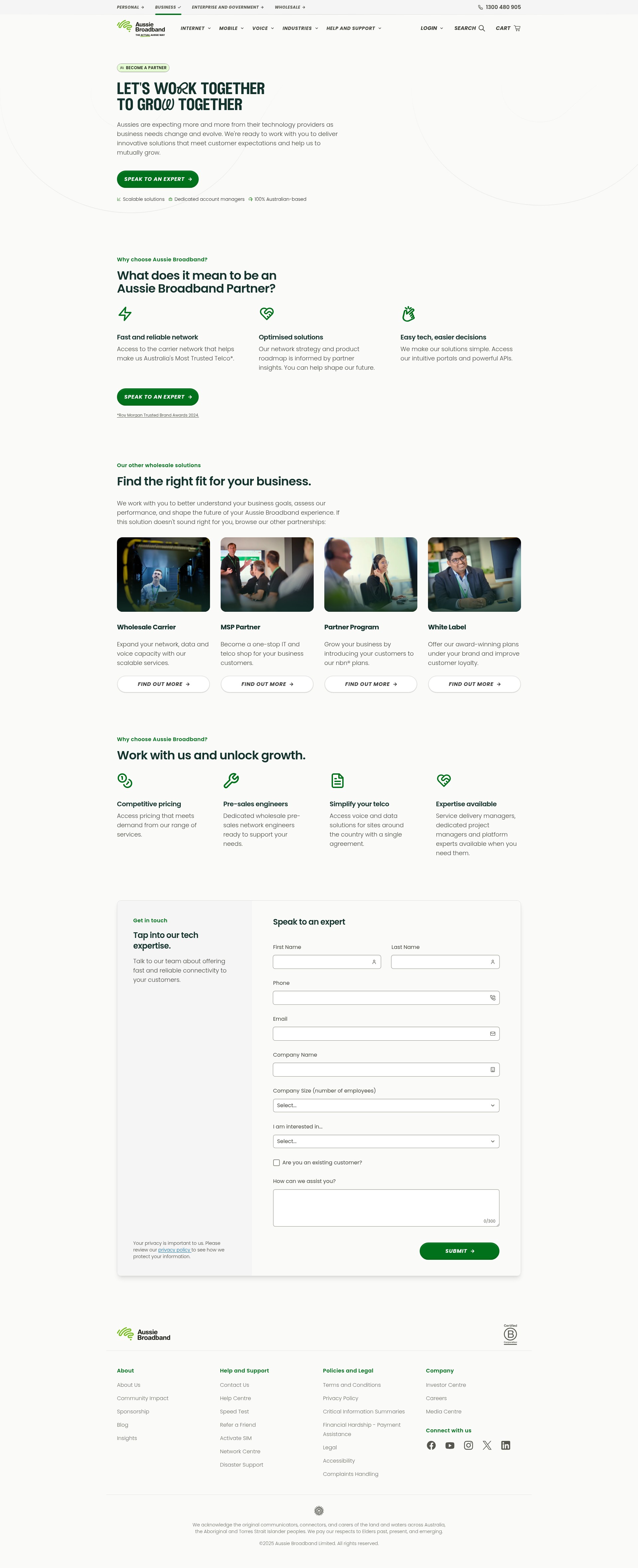 Landing Page