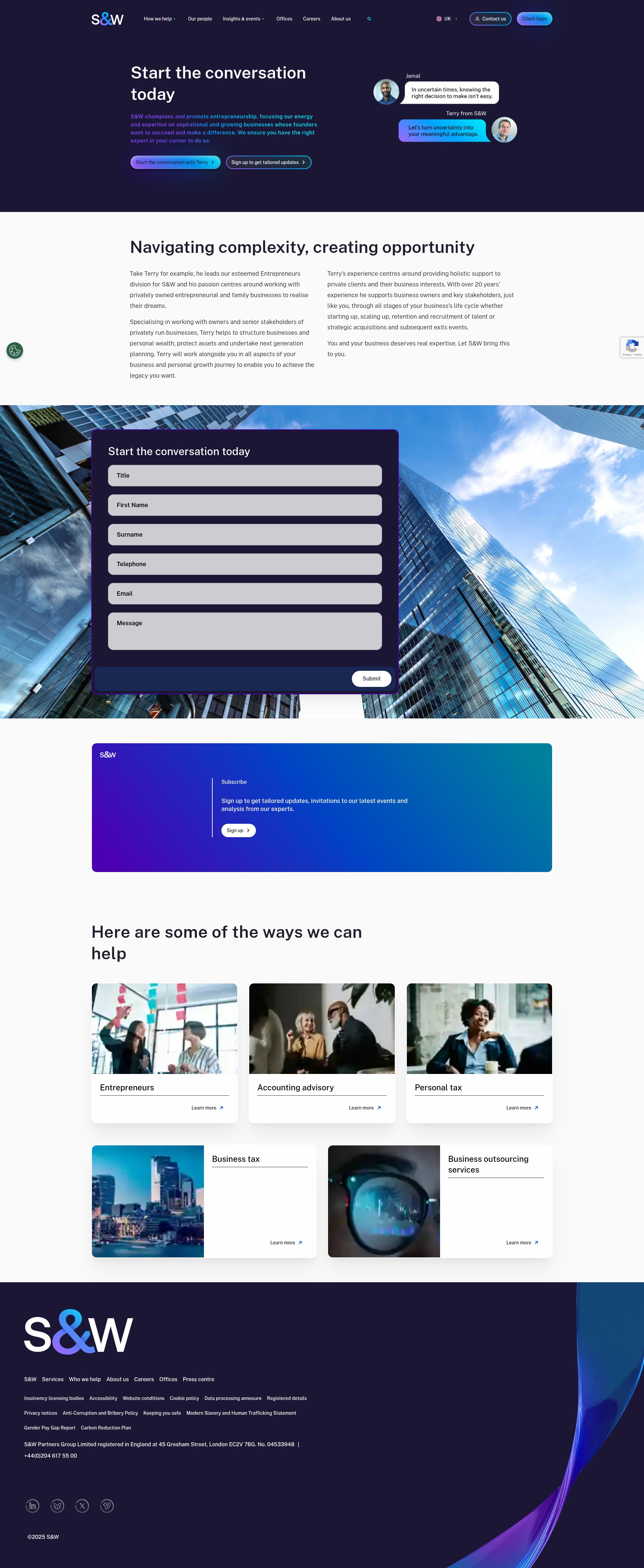 Landing Page