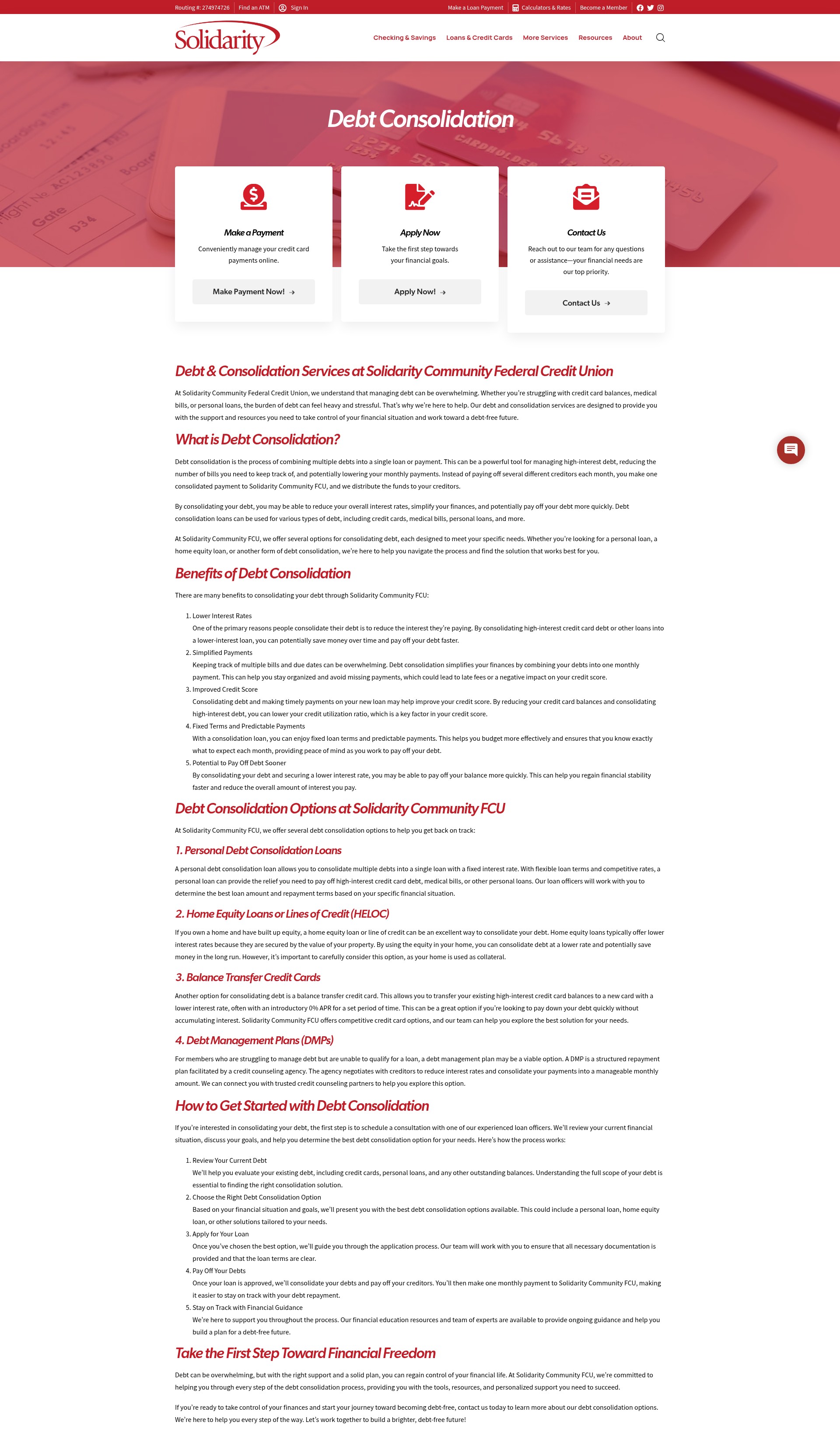 Landing Page