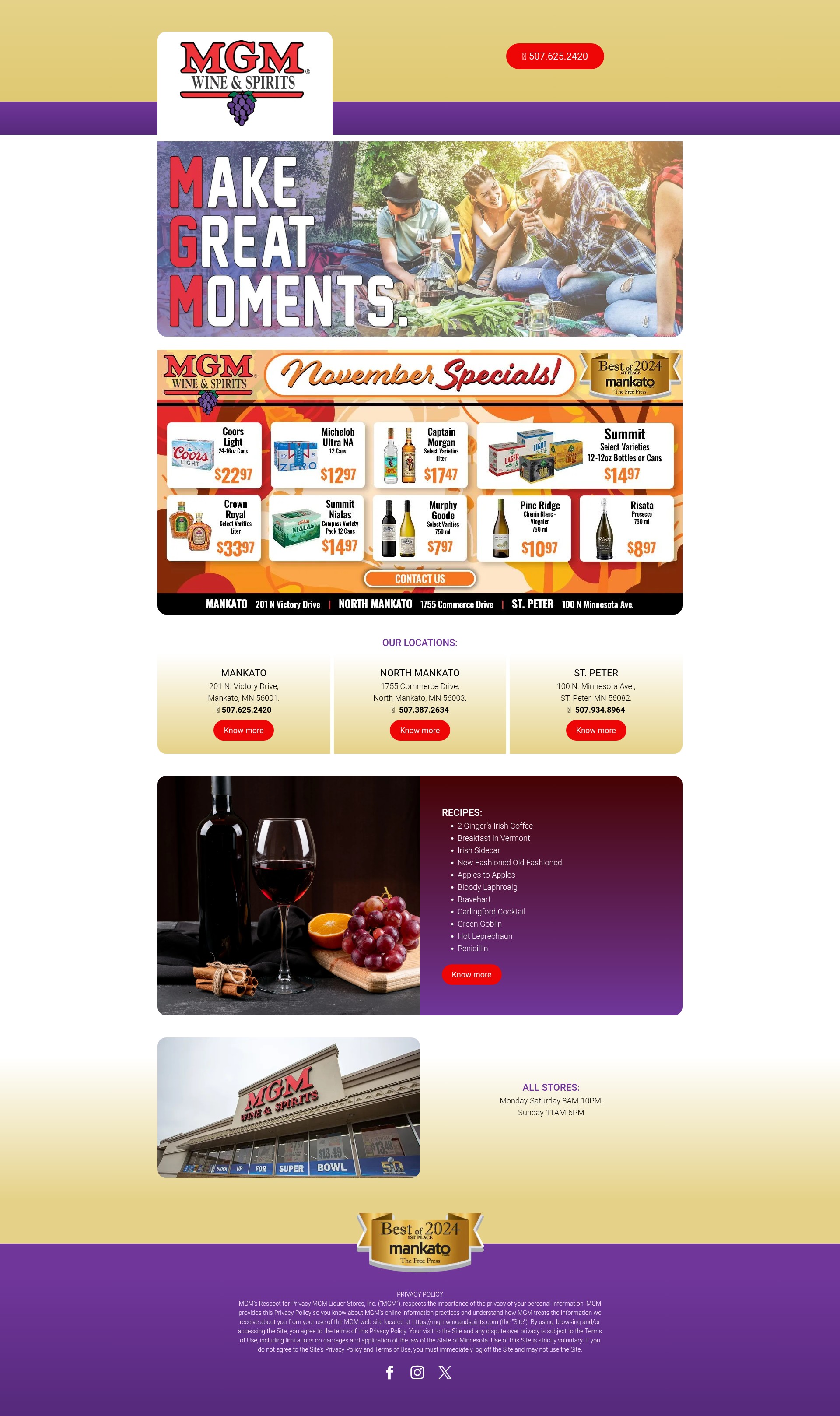 Landing Page