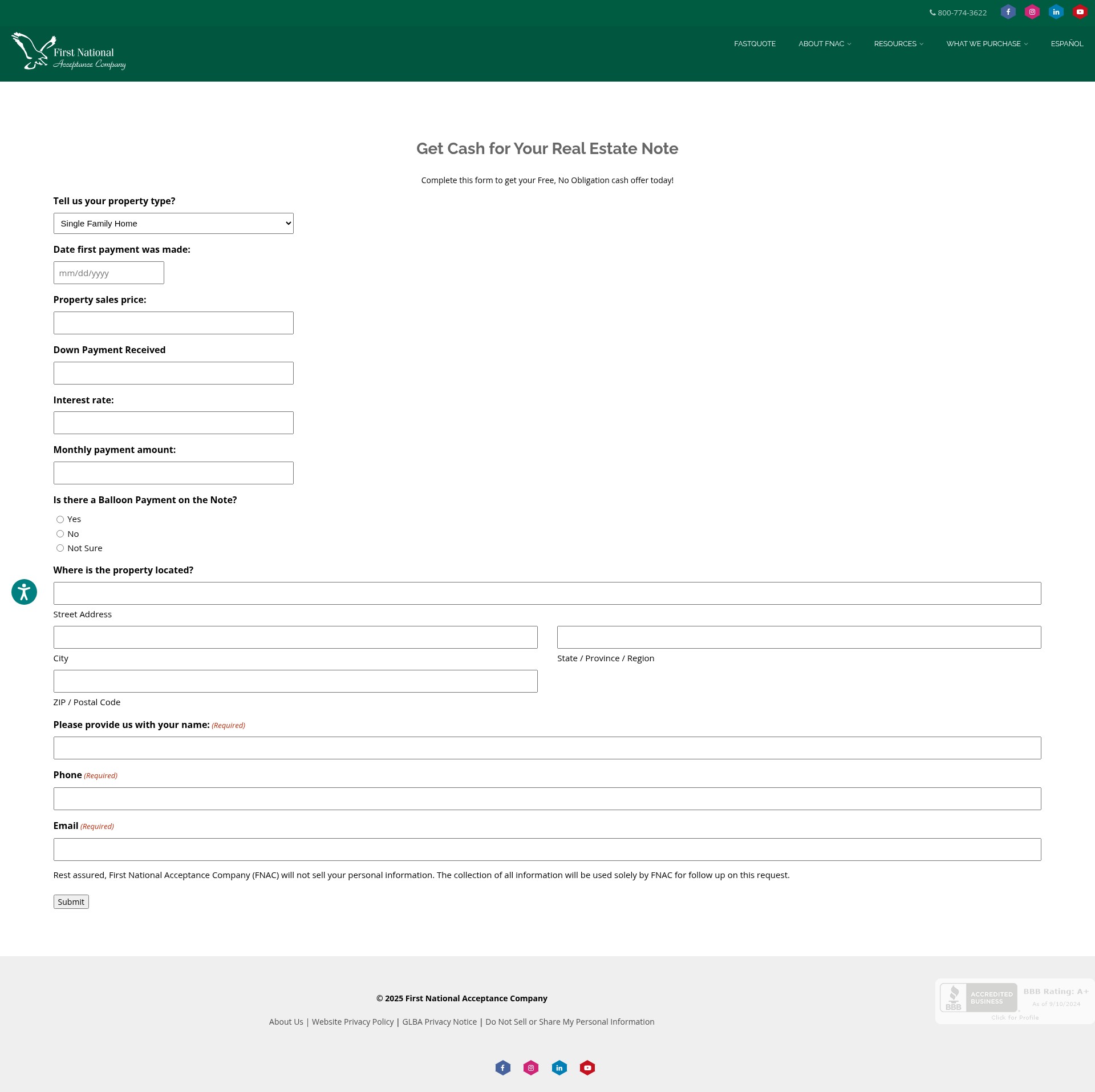 Landing Page