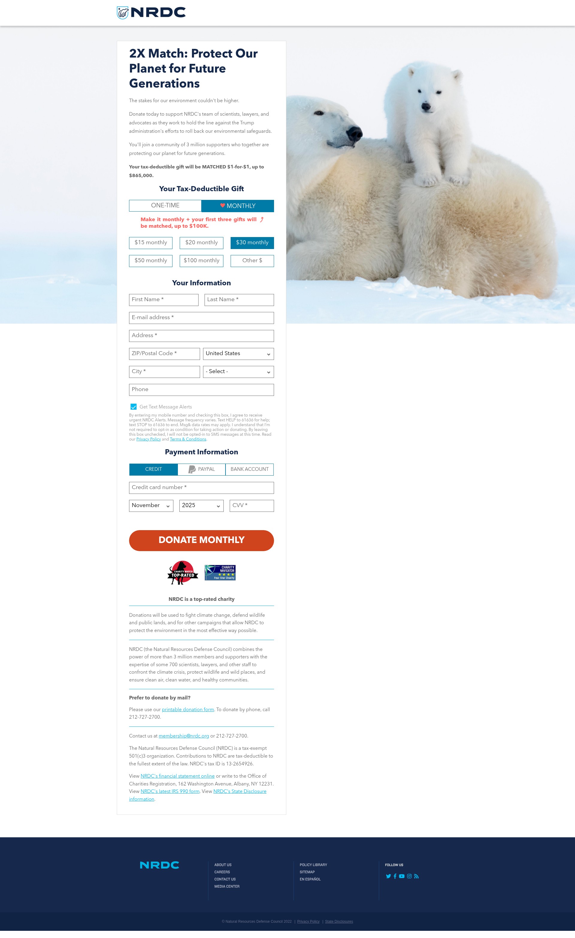 Landing Page