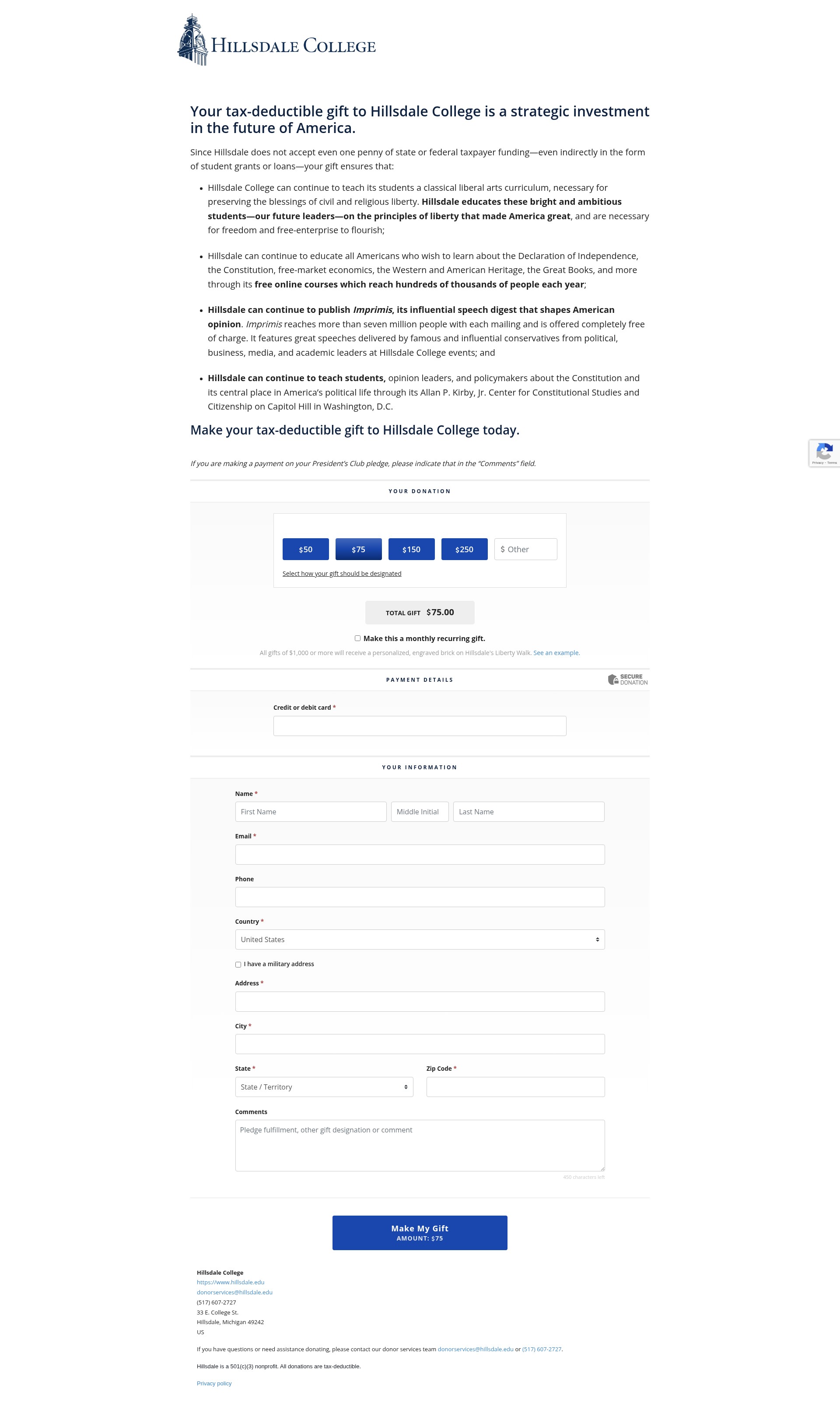 Landing Page