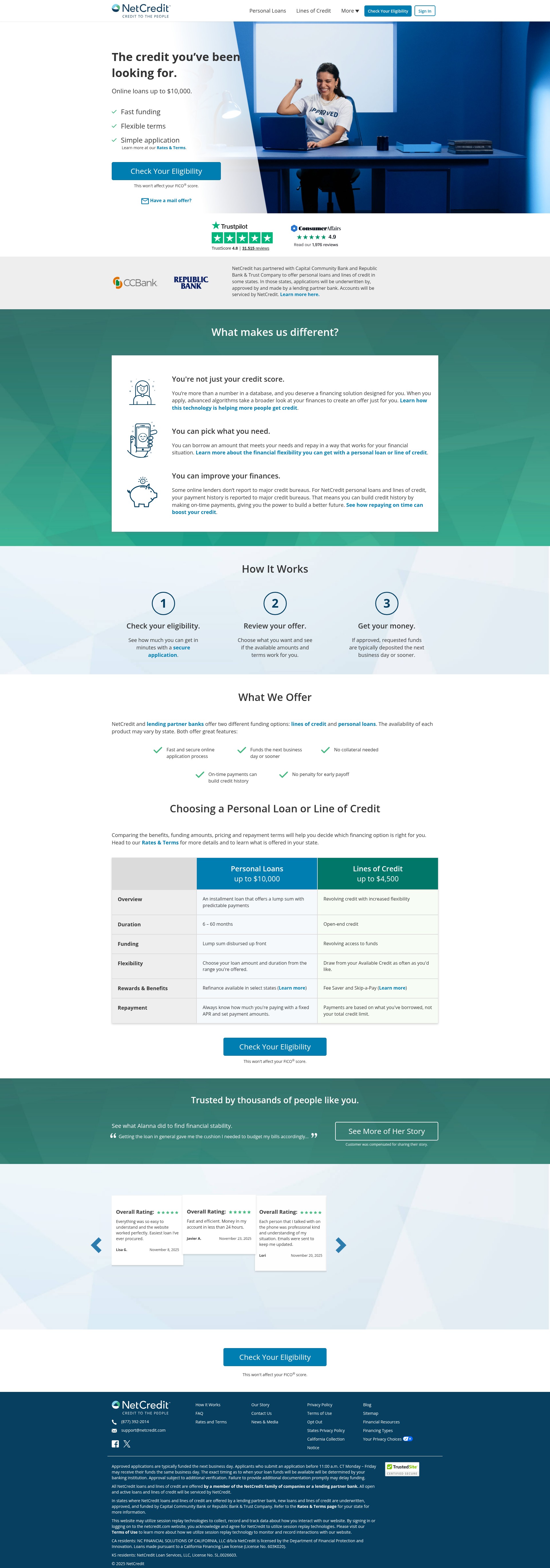 Landing Page