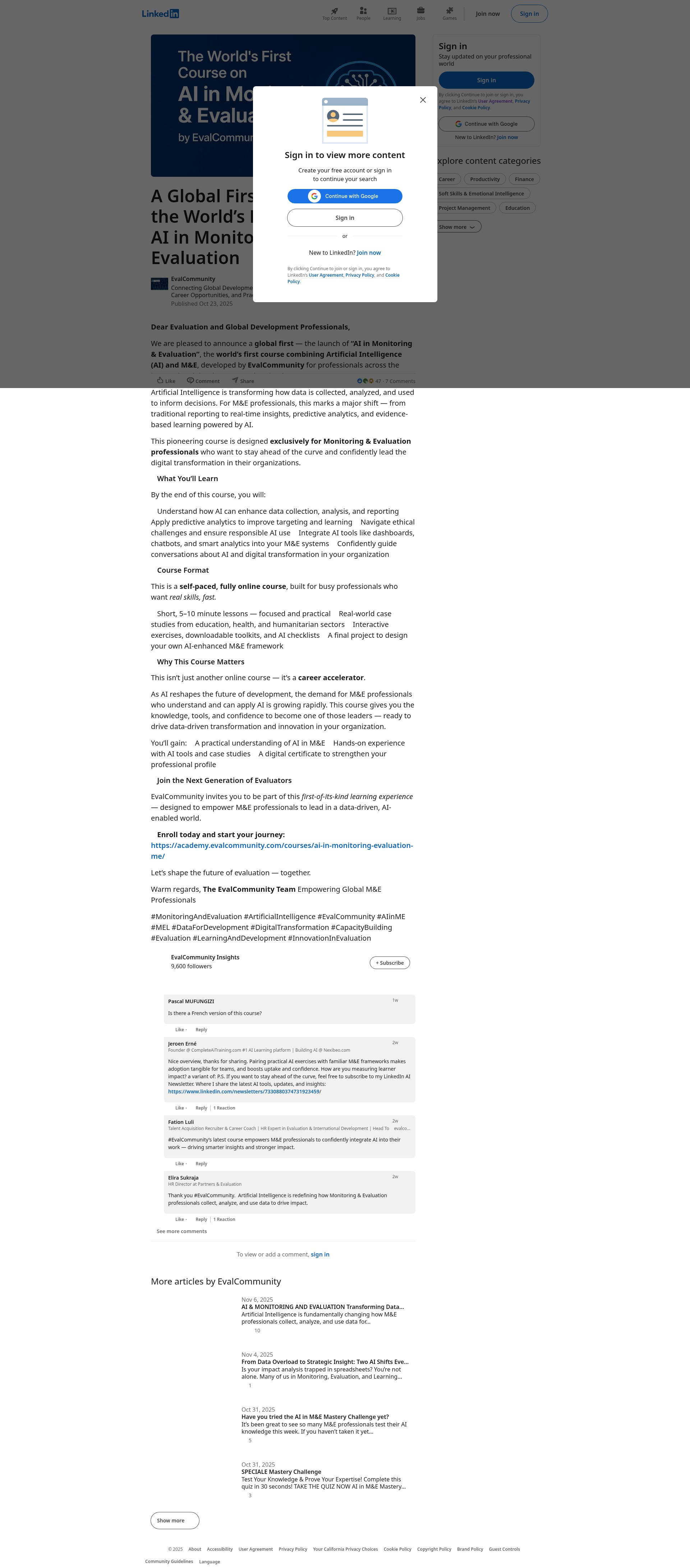 Landing Page
