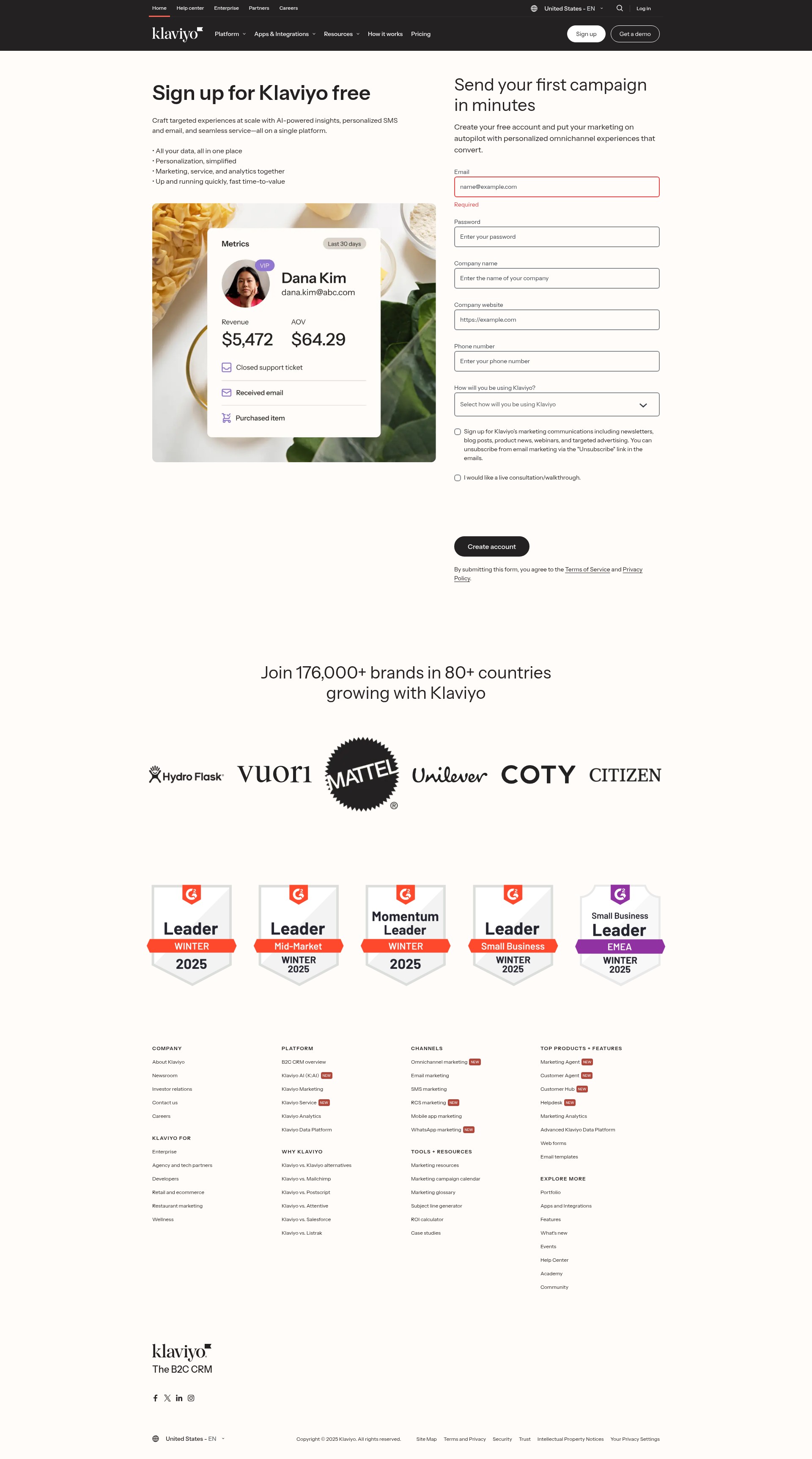 Landing Page