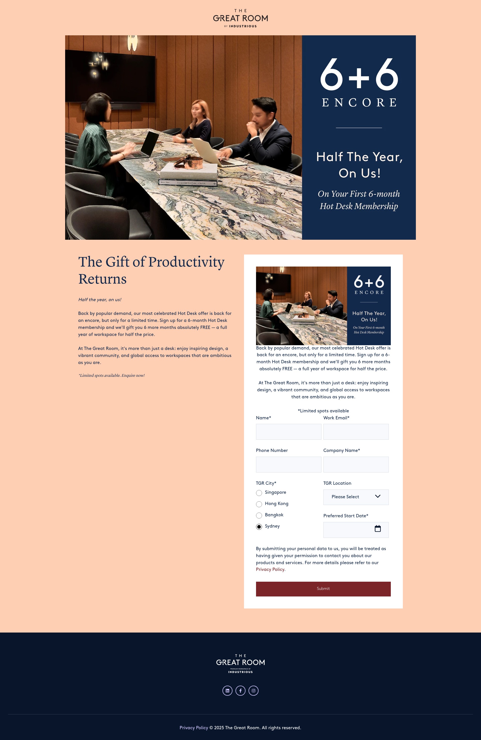 Landing Page
