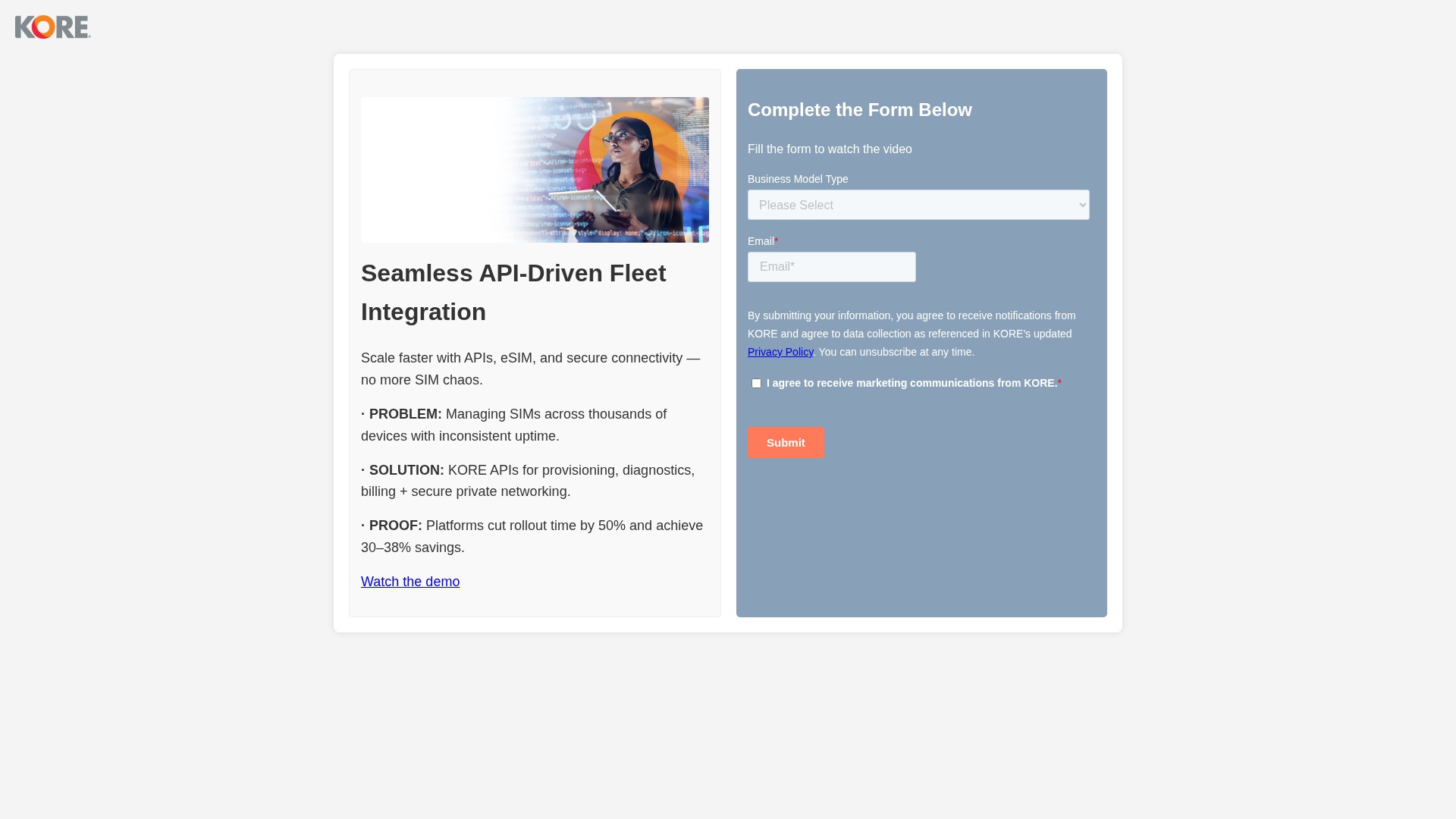 Landing Page