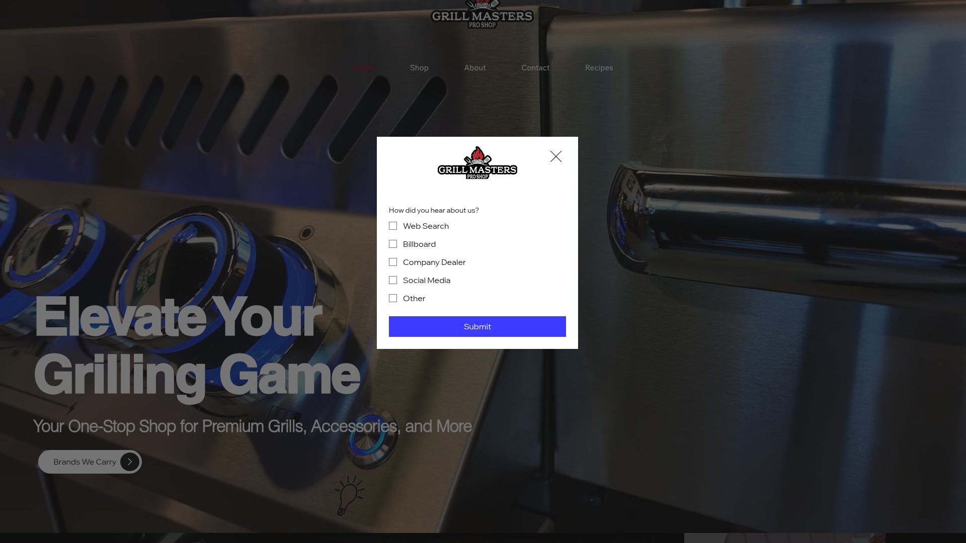Landing Page