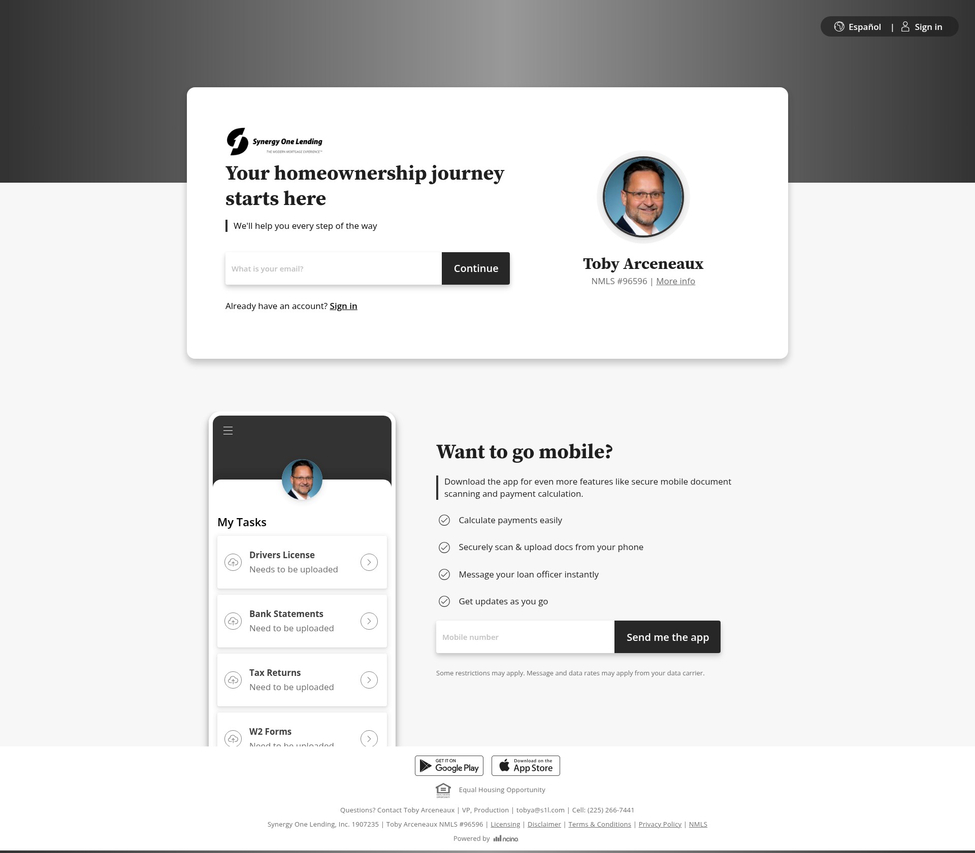 Landing Page