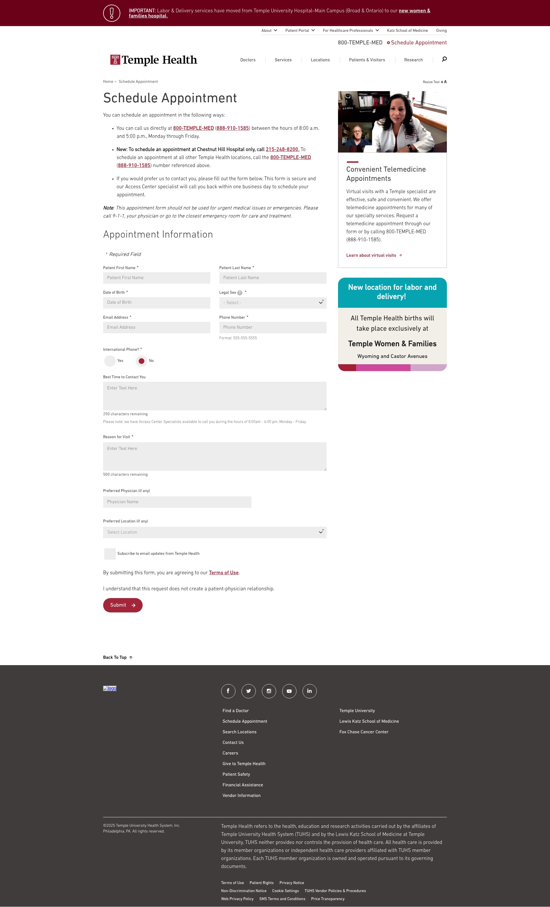 Landing Page