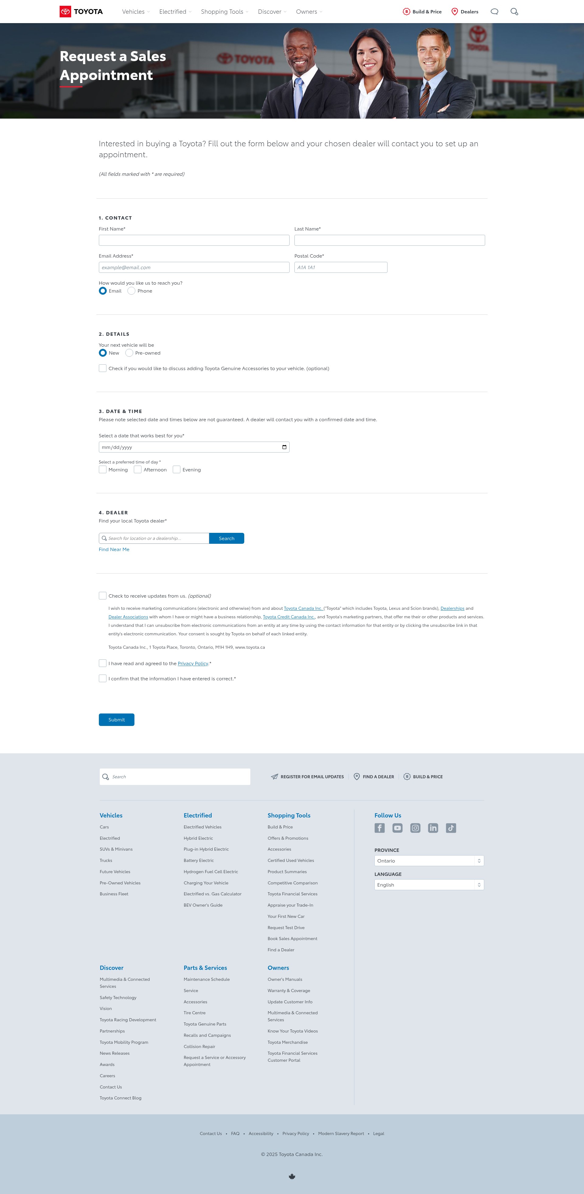 Landing Page