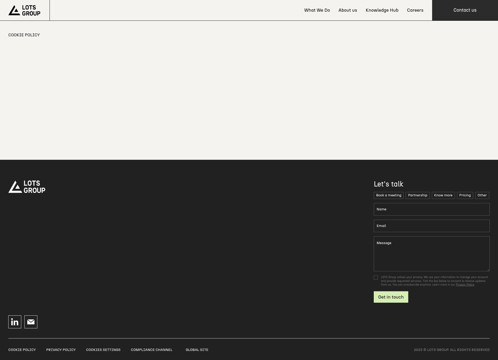 Landing Page