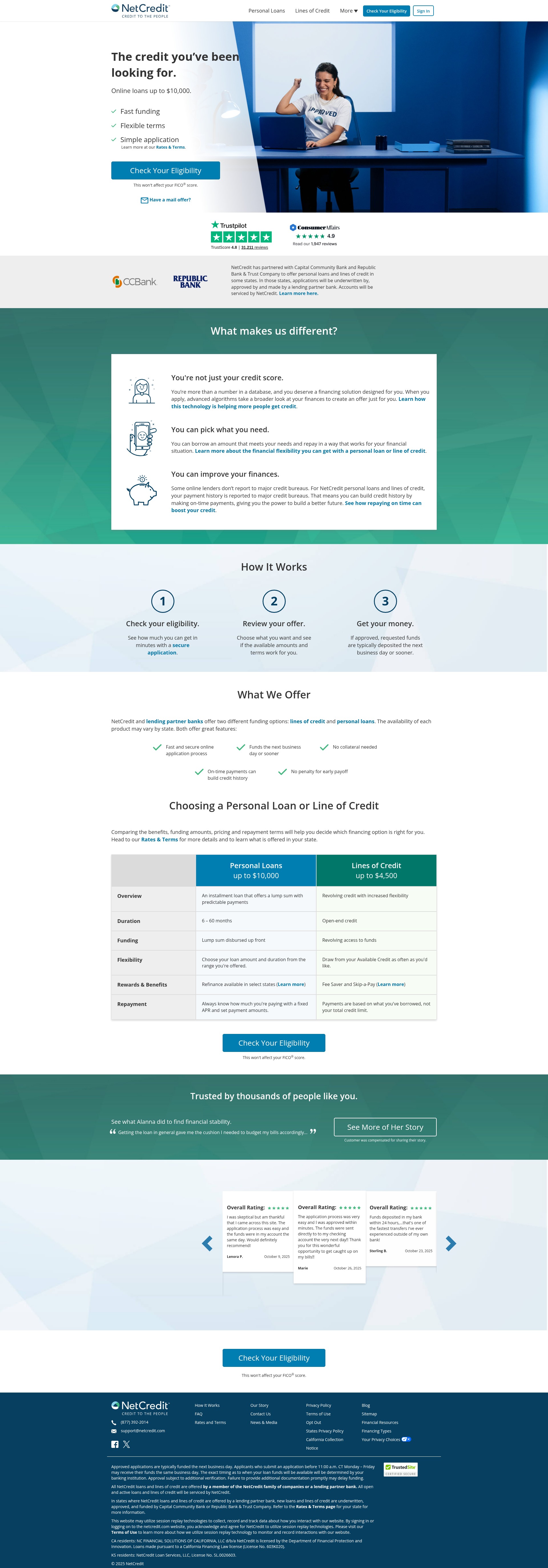 Landing Page