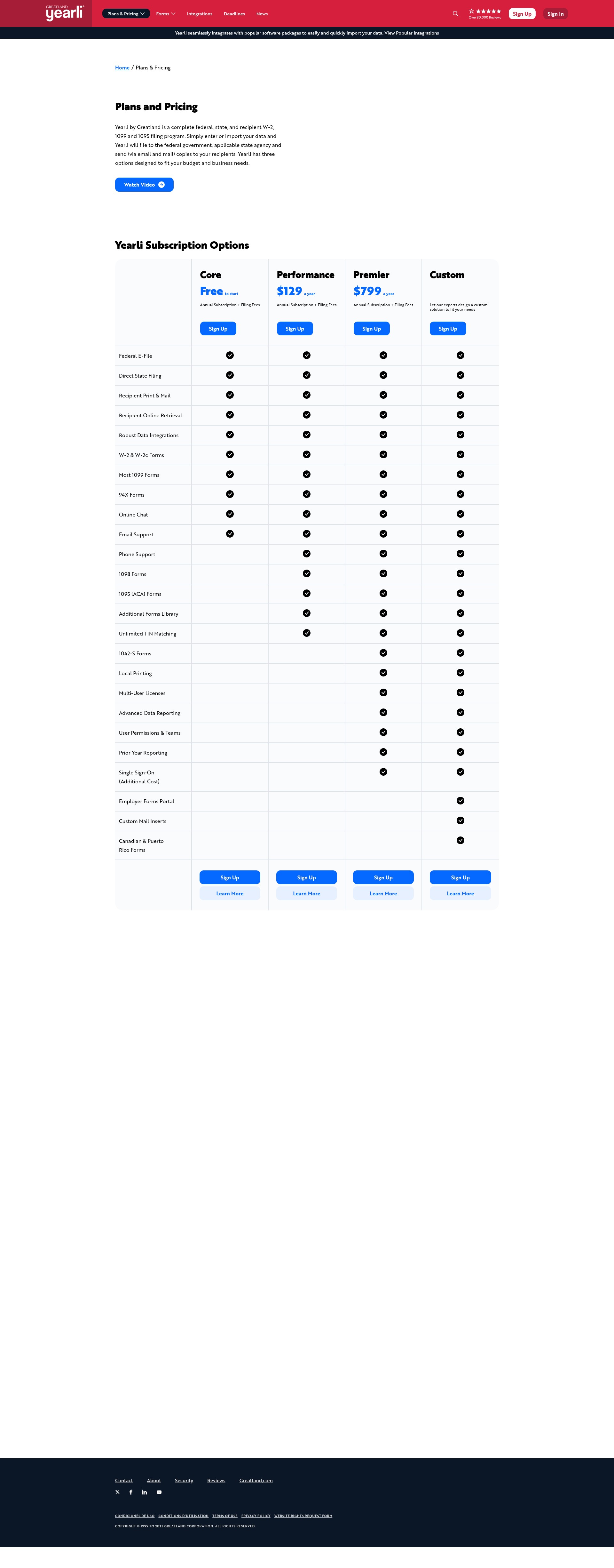 Landing Page