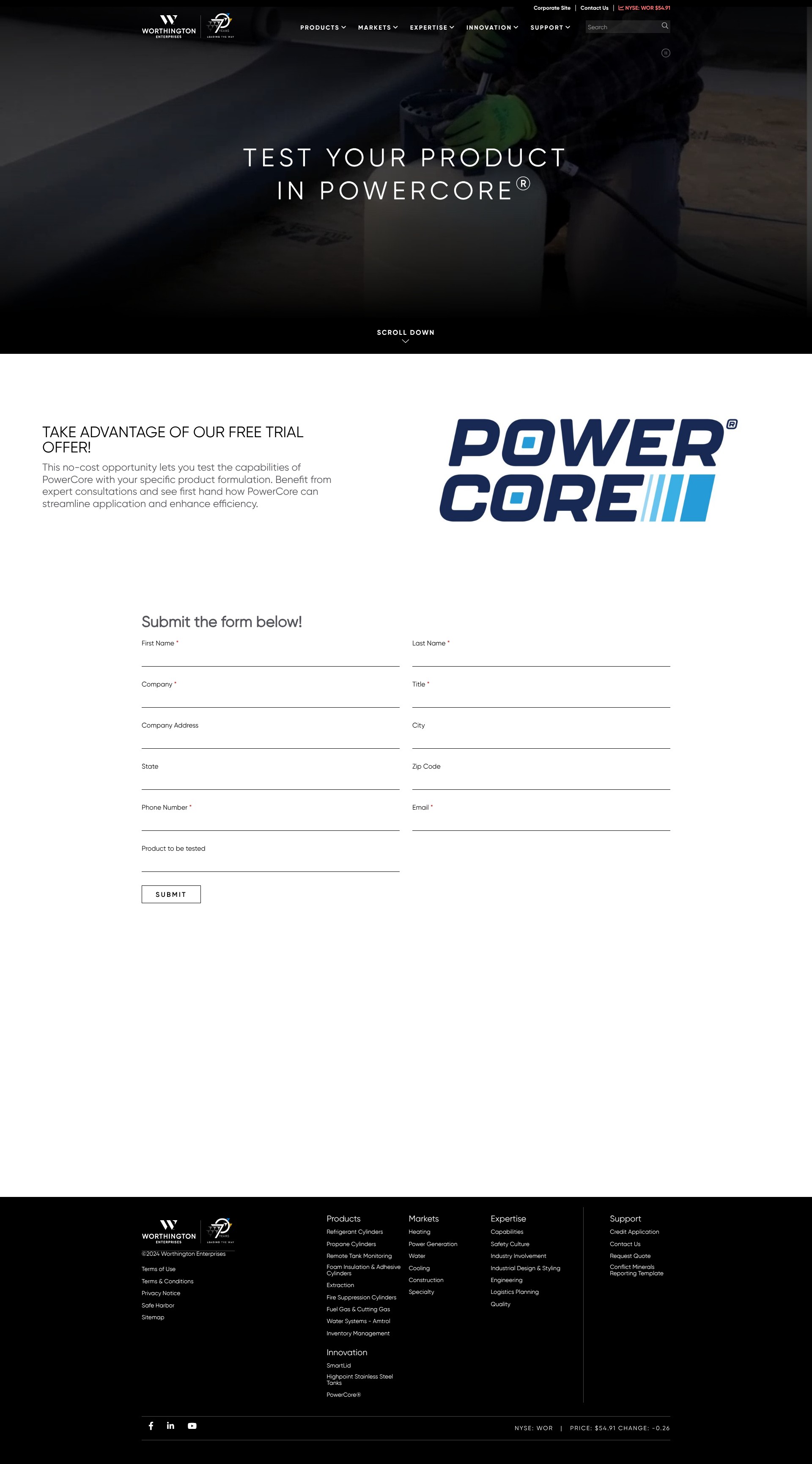 Landing Page
