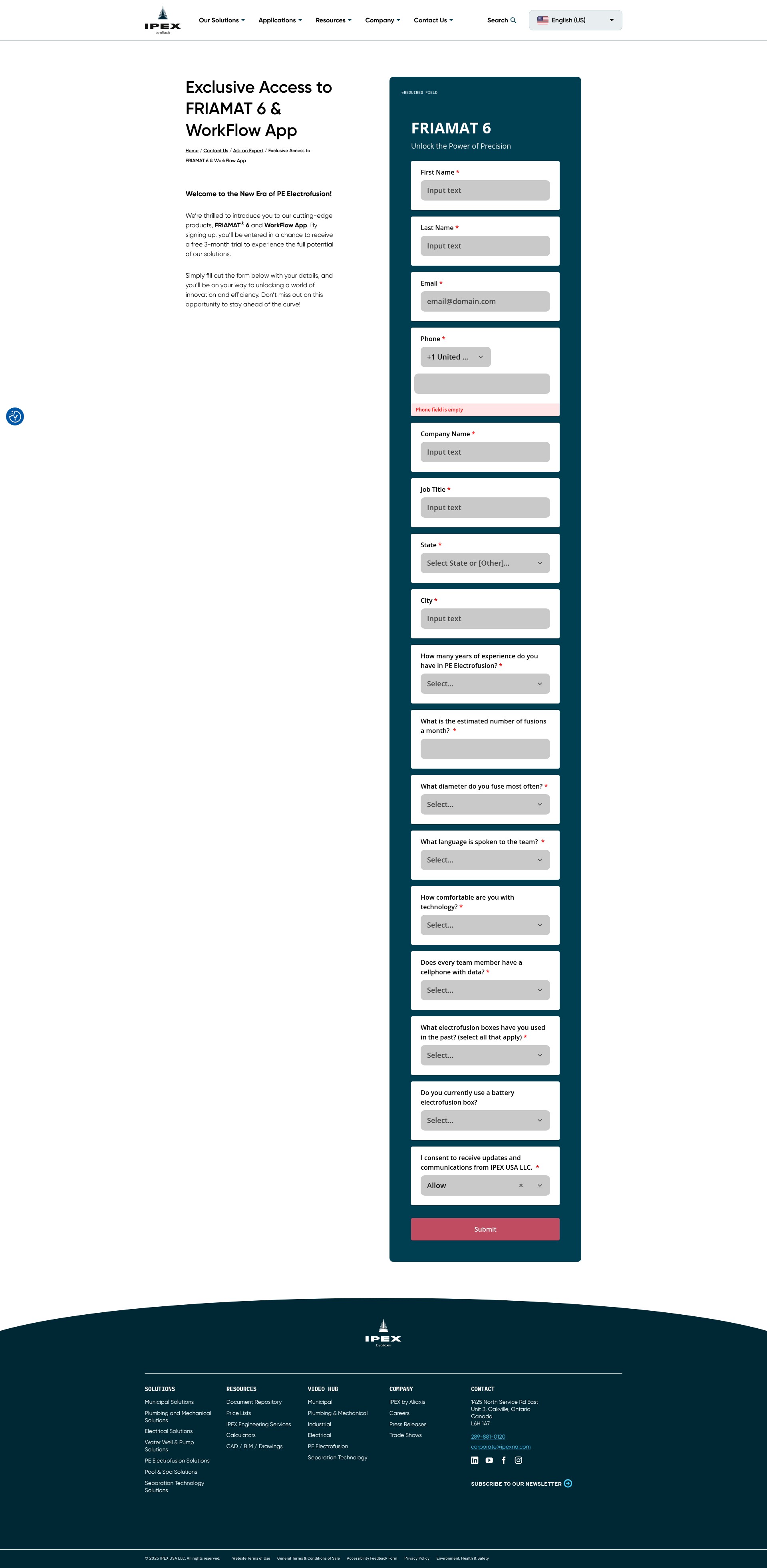 Landing Page