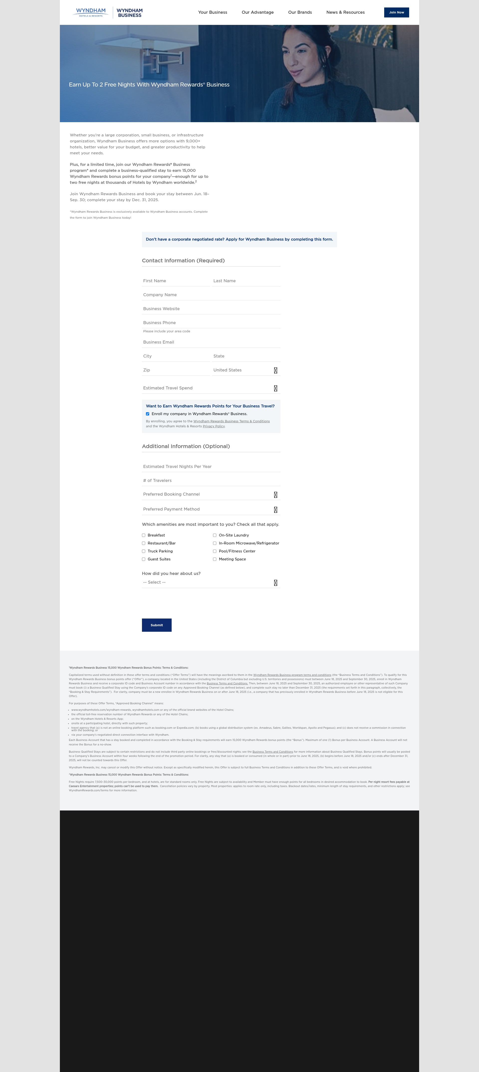 Landing Page