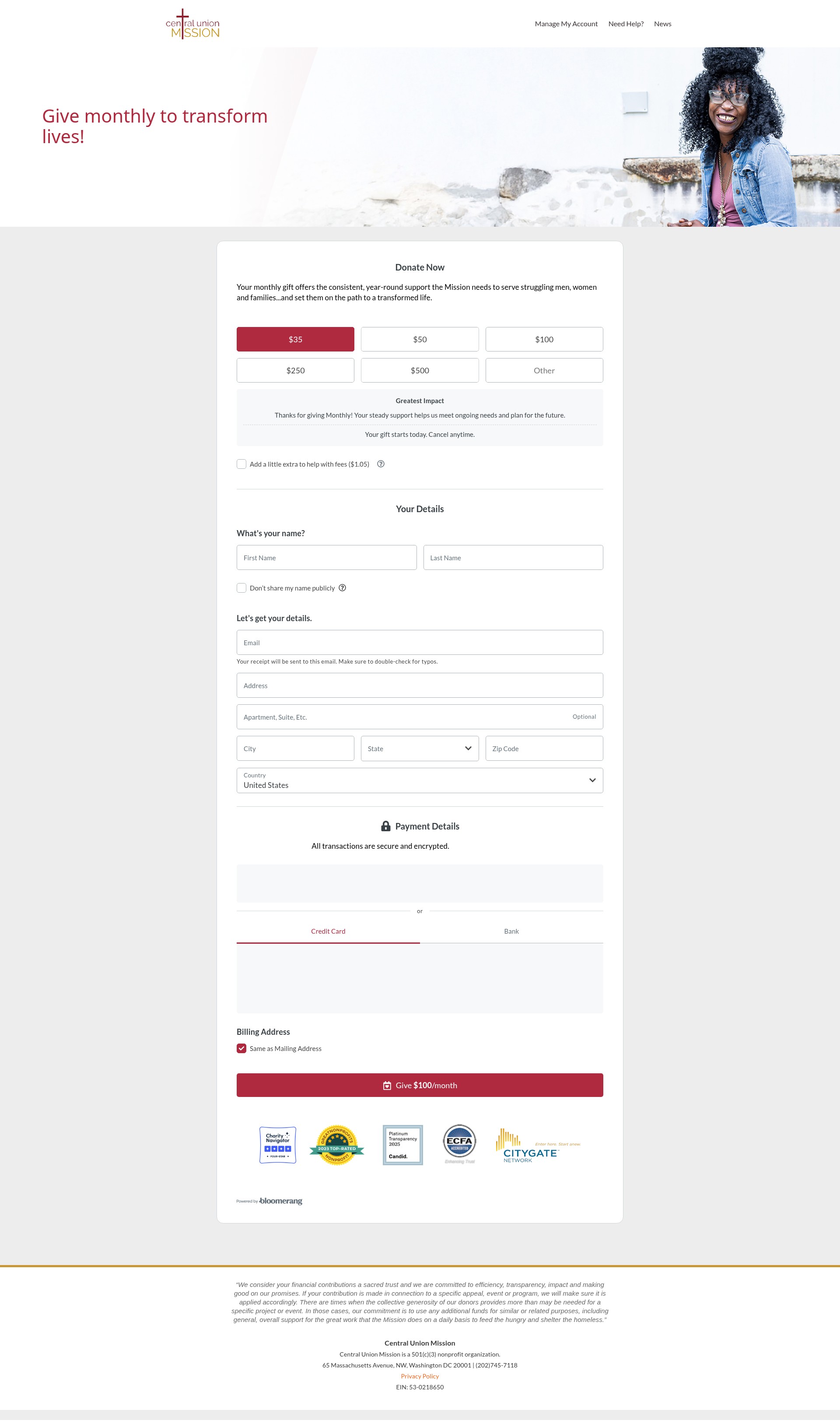 Landing Page