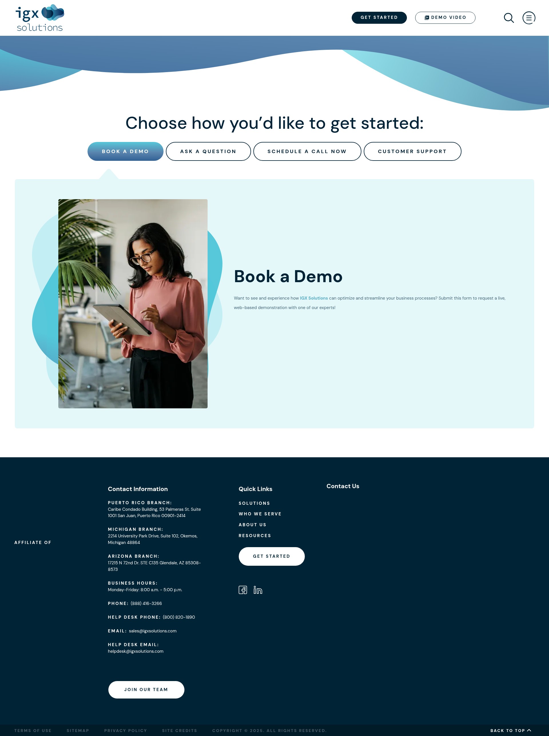 Landing Page