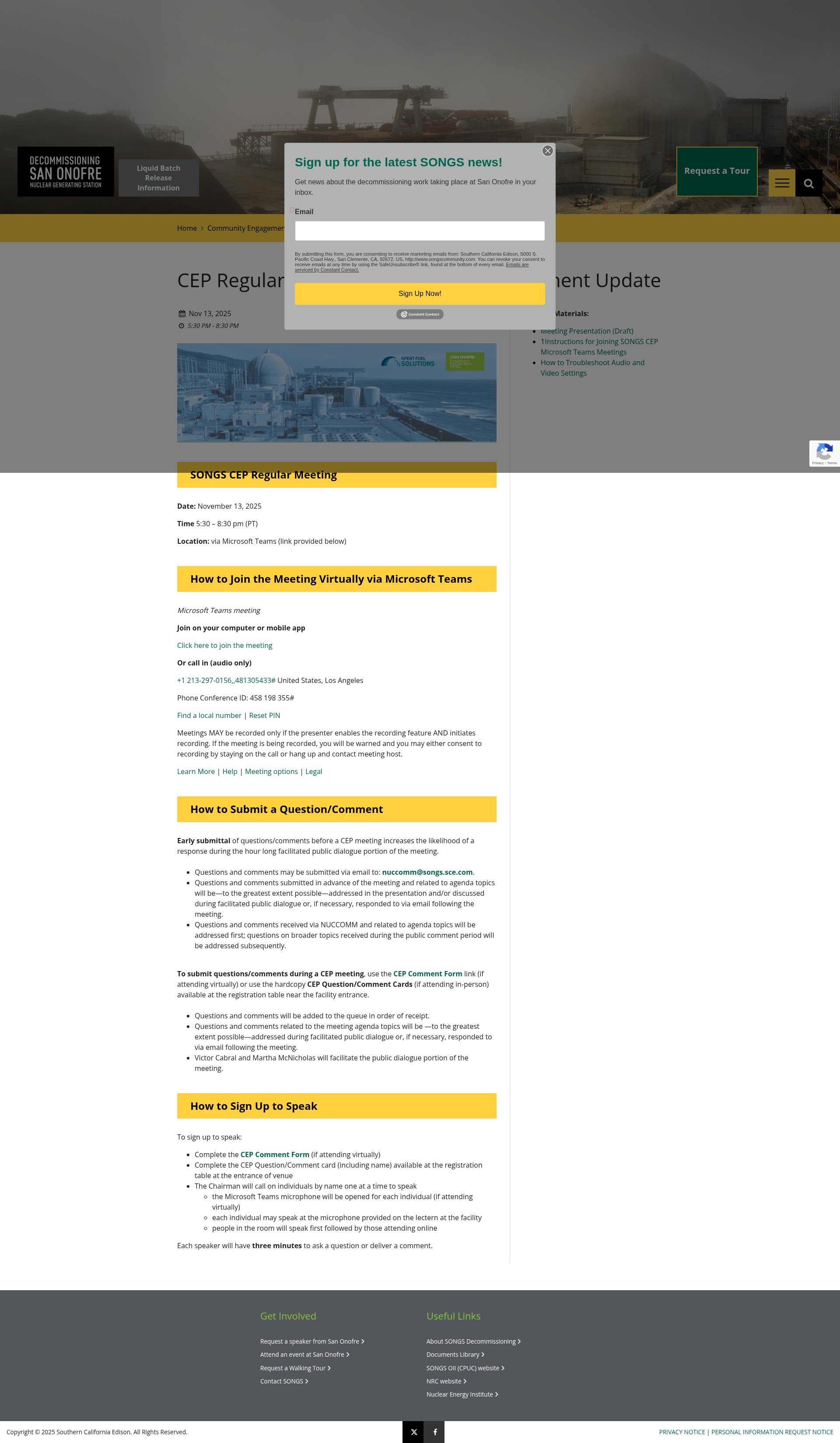 Landing Page