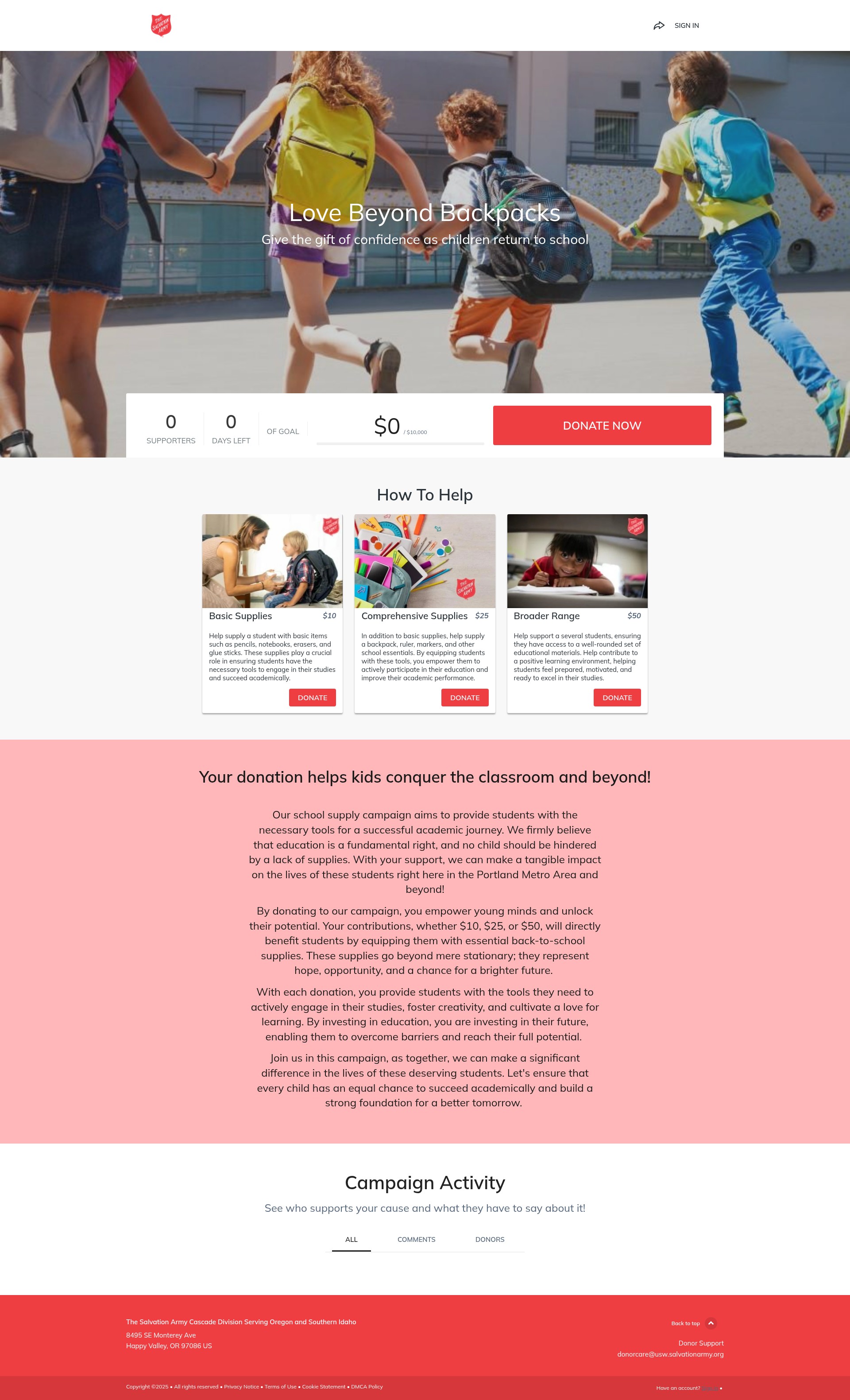 Landing Page