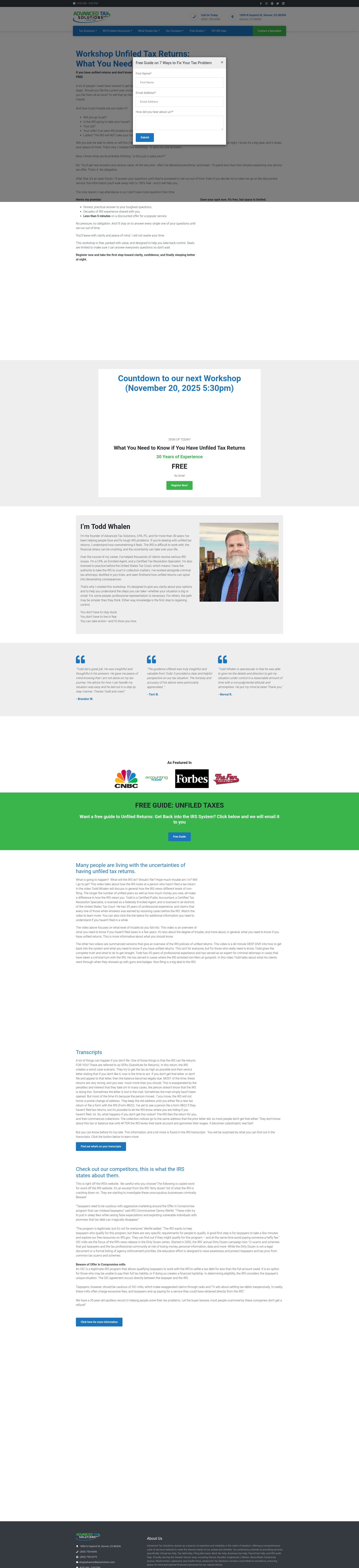 Landing Page