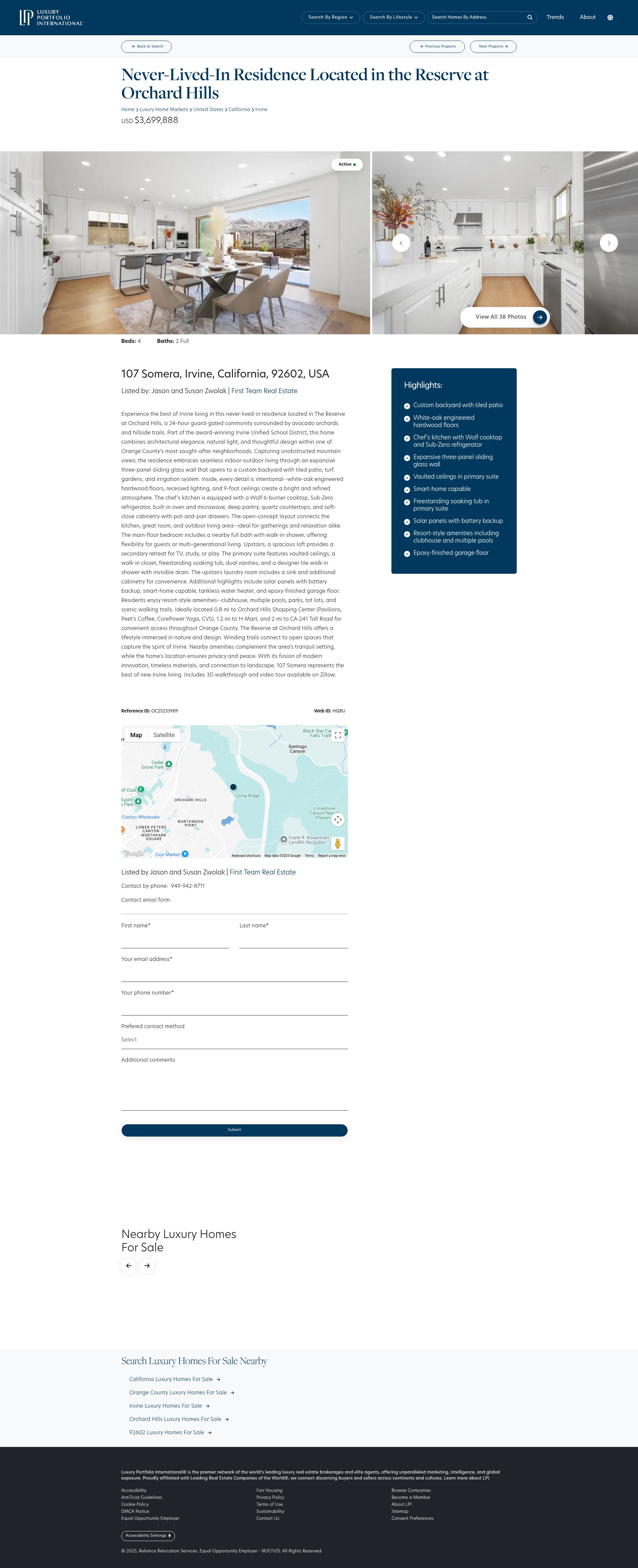 Landing Page