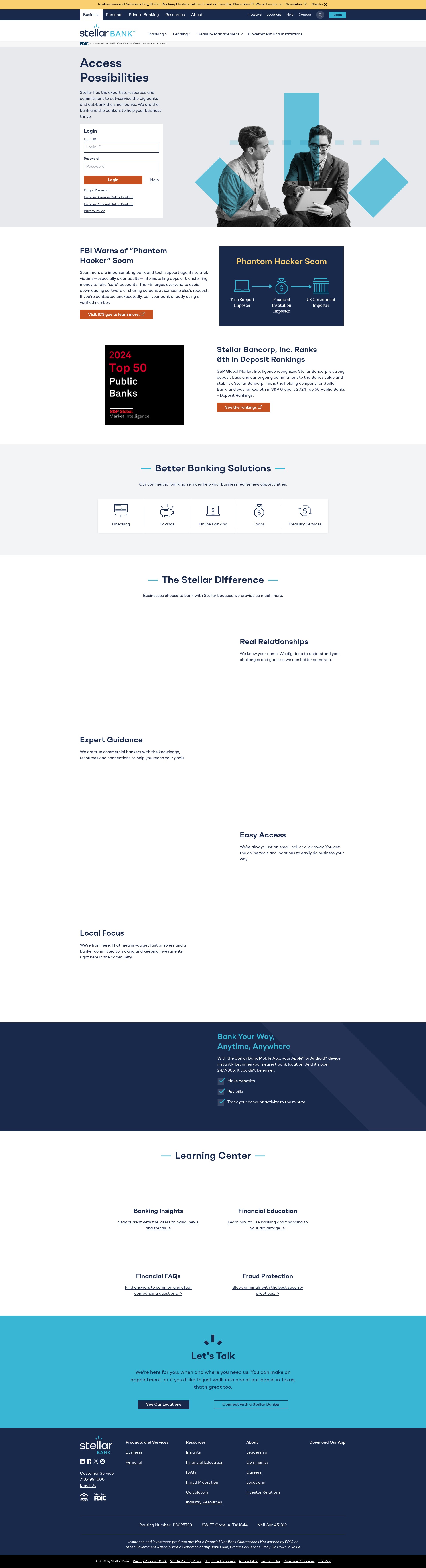Landing Page