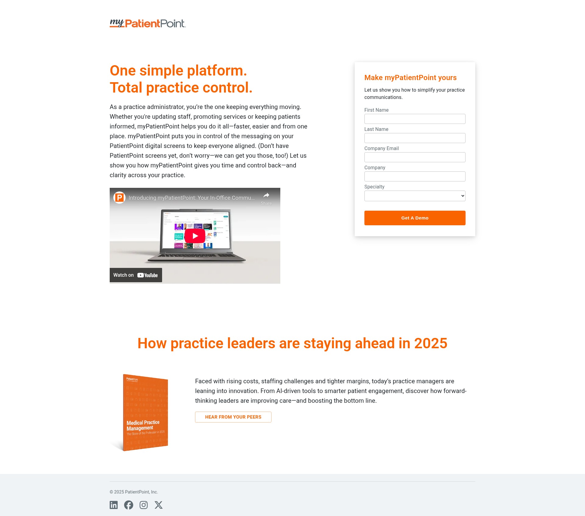 Landing Page