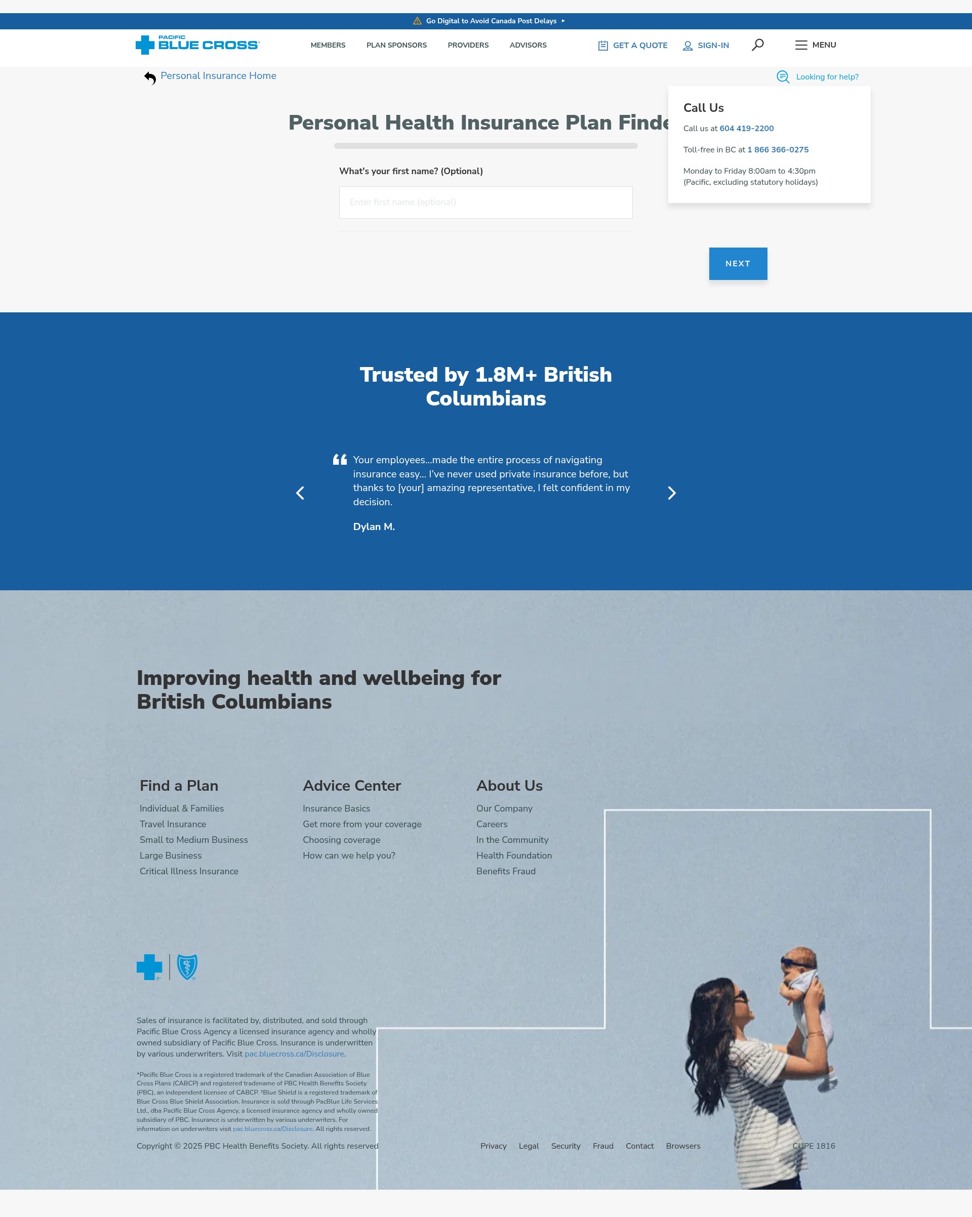 Landing Page