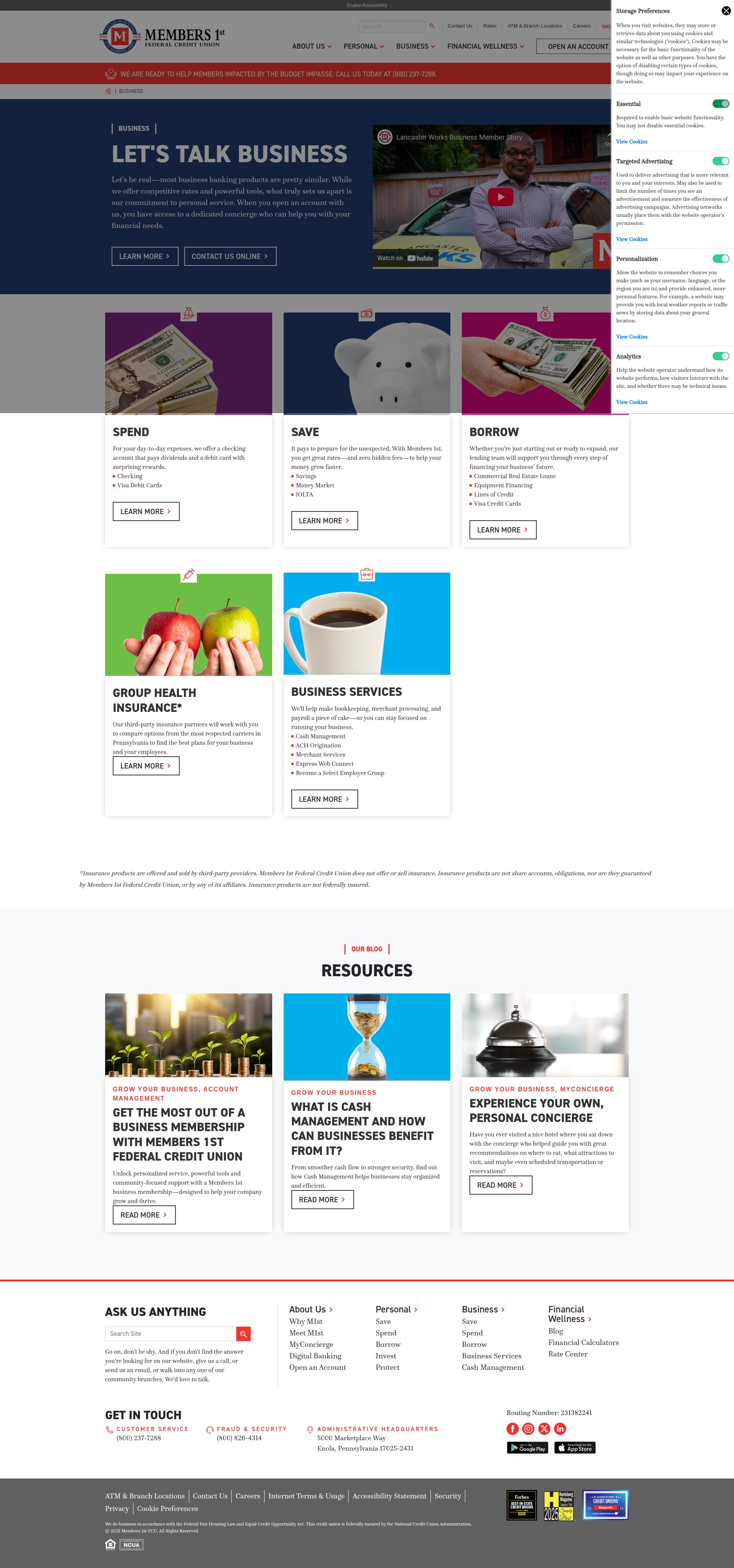 Landing Page