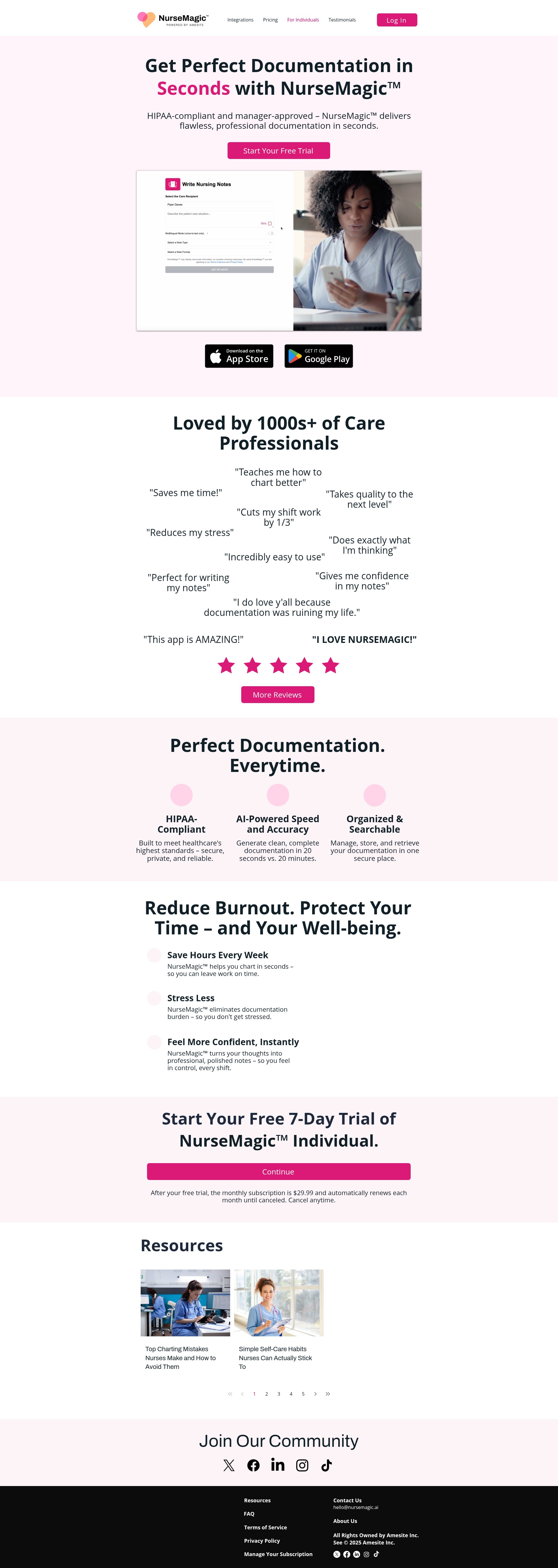 Landing Page