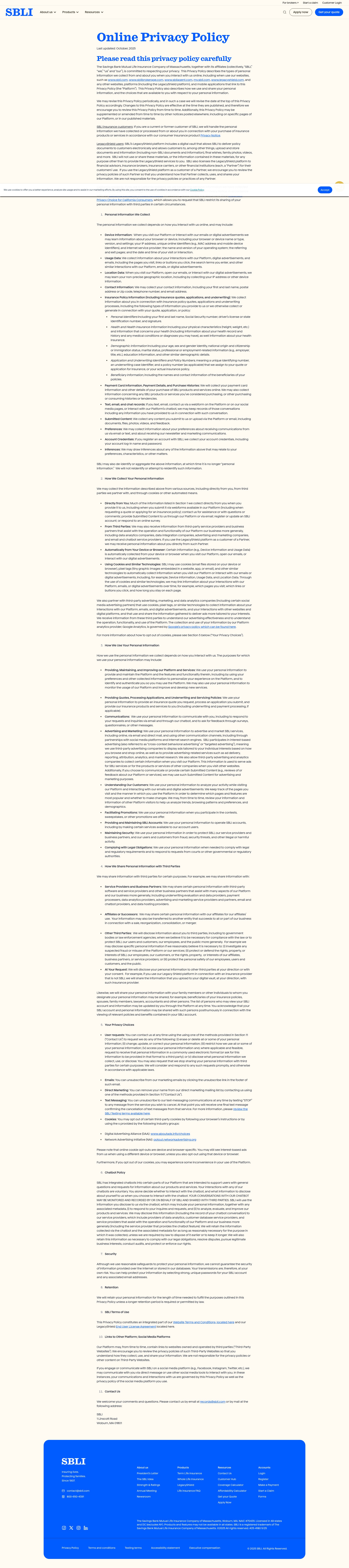 Landing Page