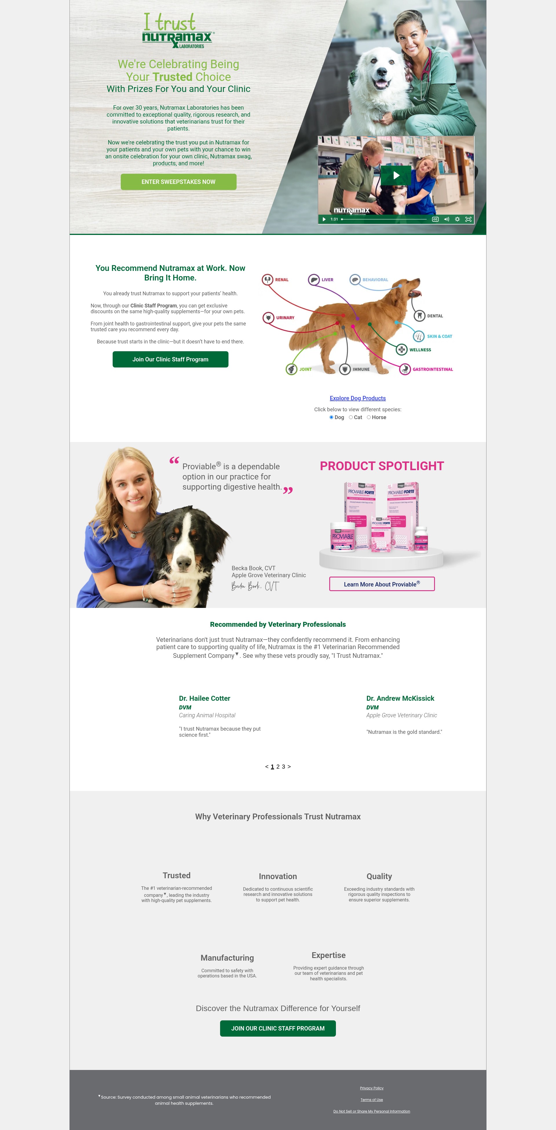 Landing Page