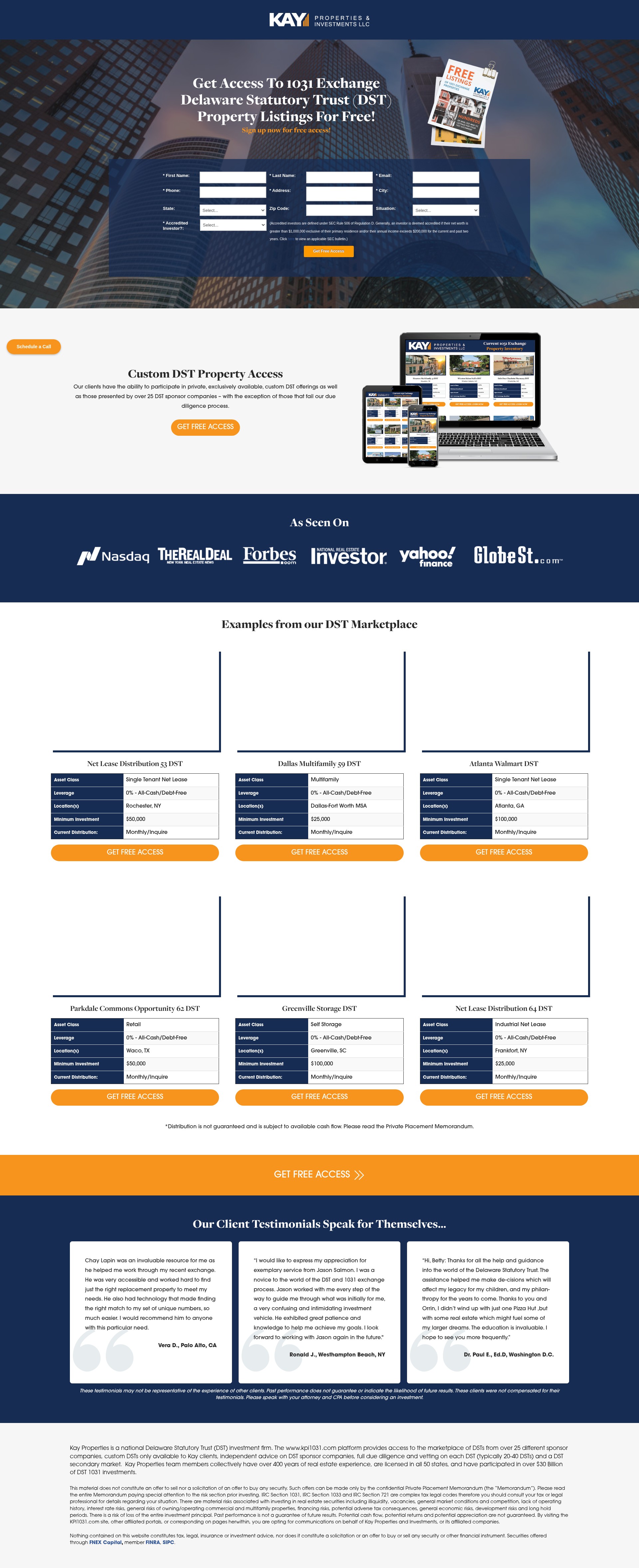 Landing Page