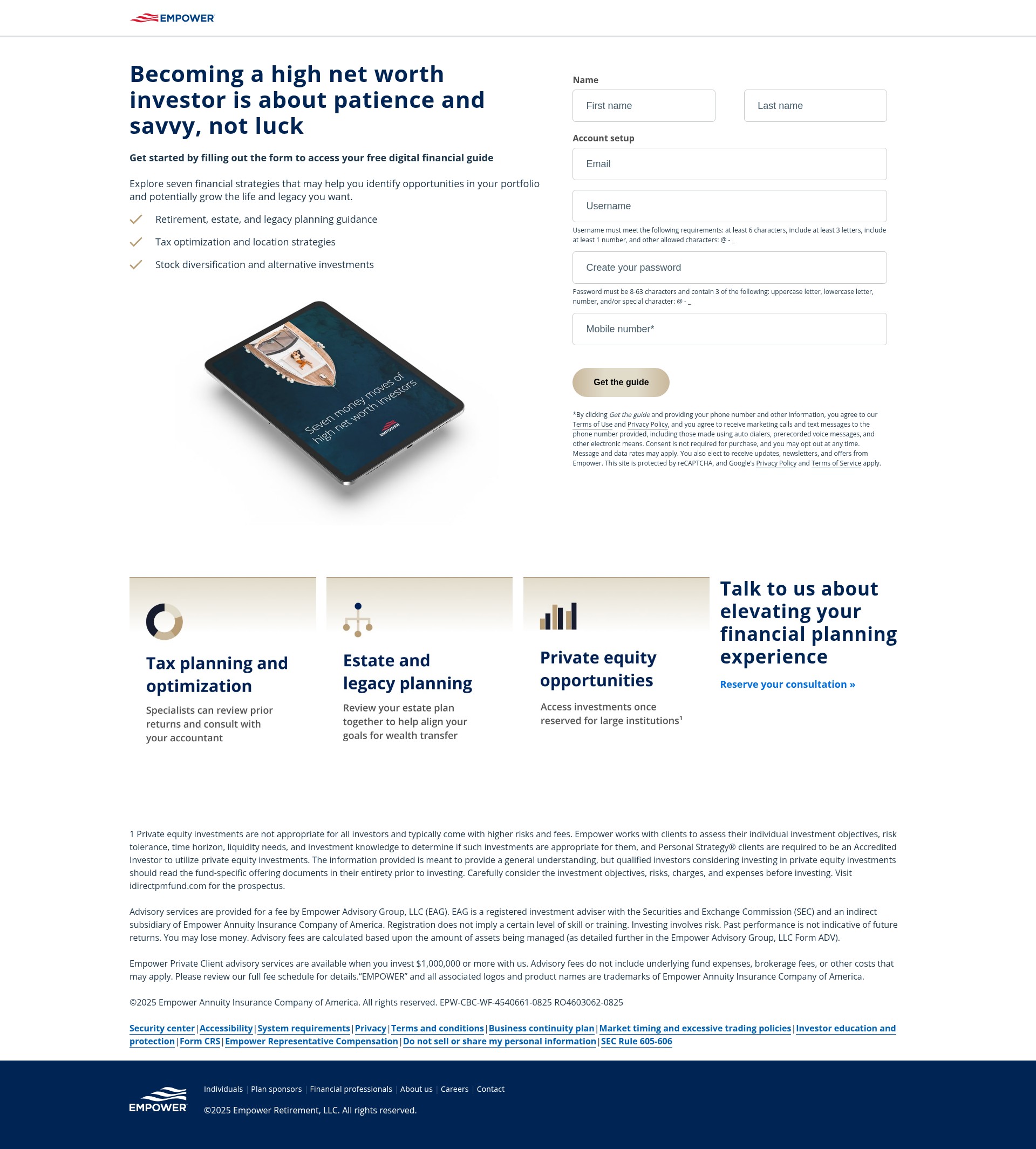 Landing Page