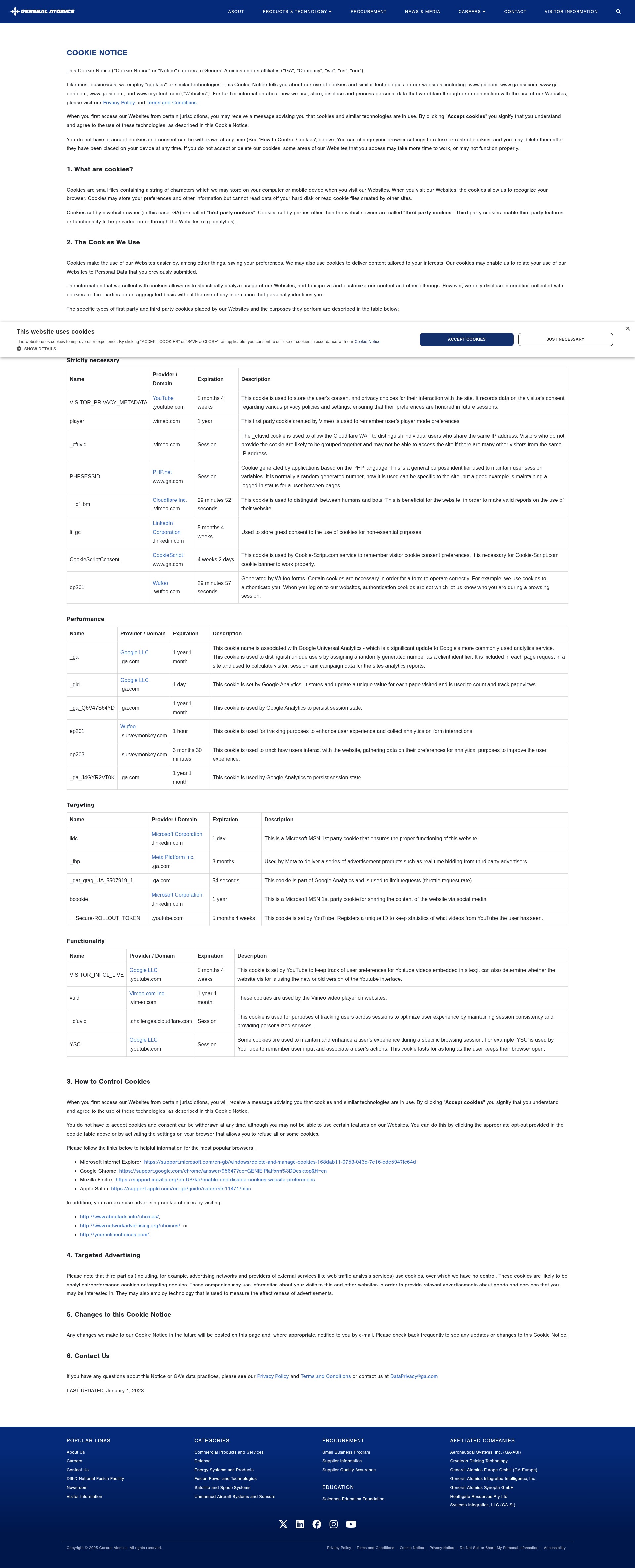 Landing Page