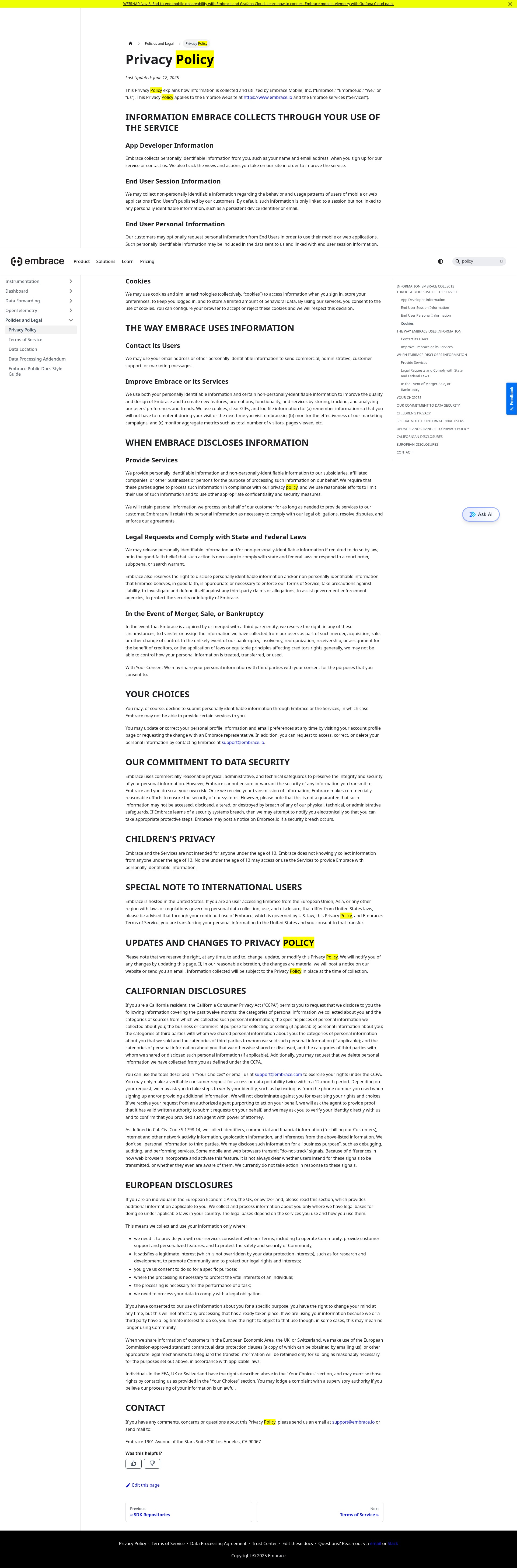 Landing Page