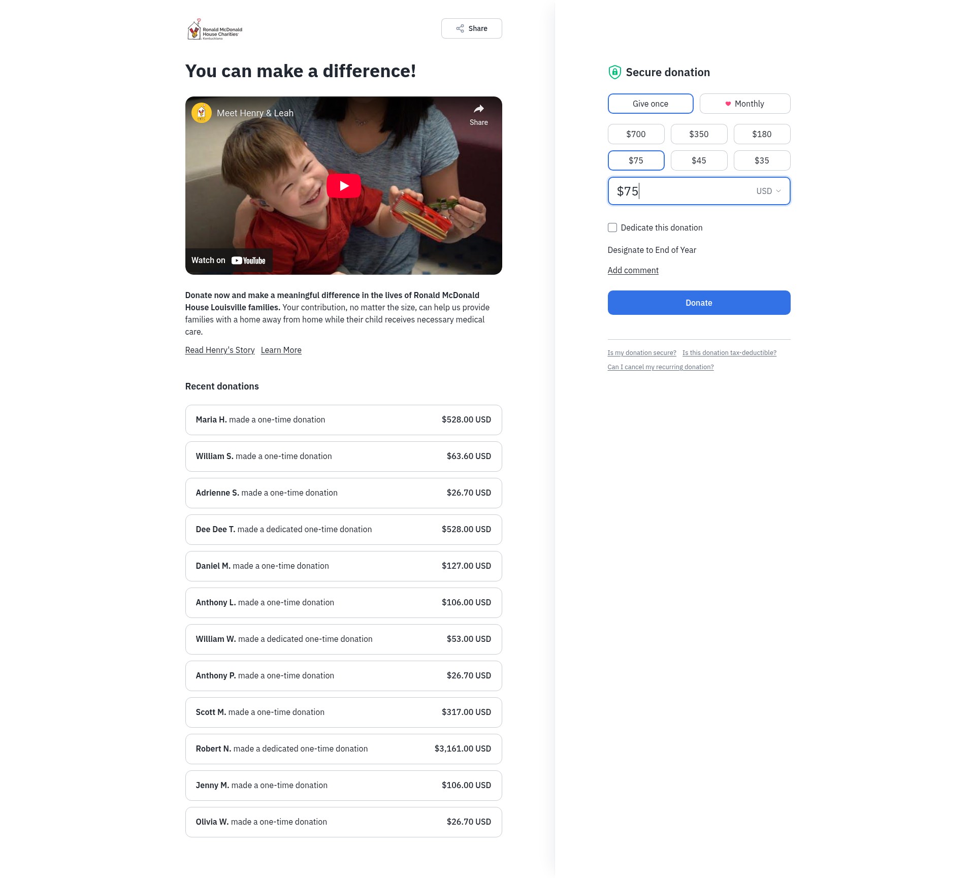 Landing Page