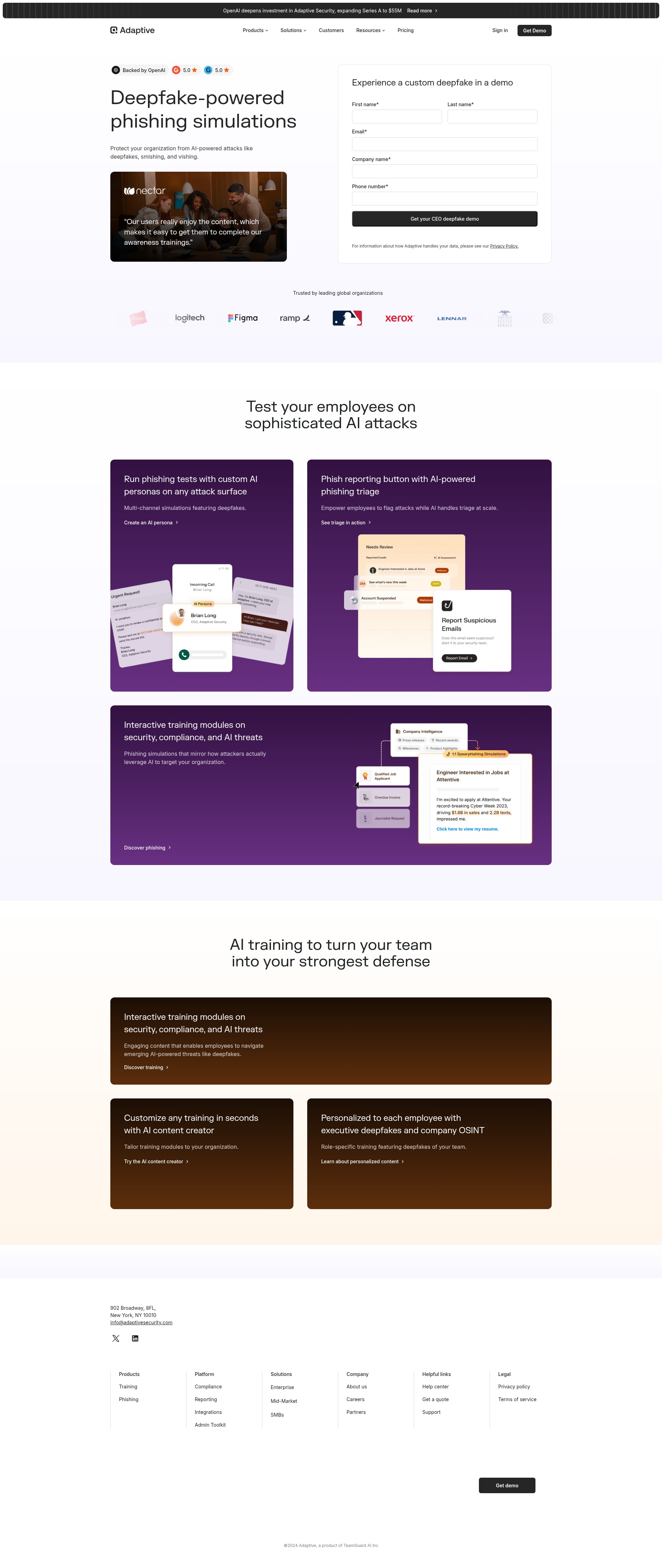 Landing Page
