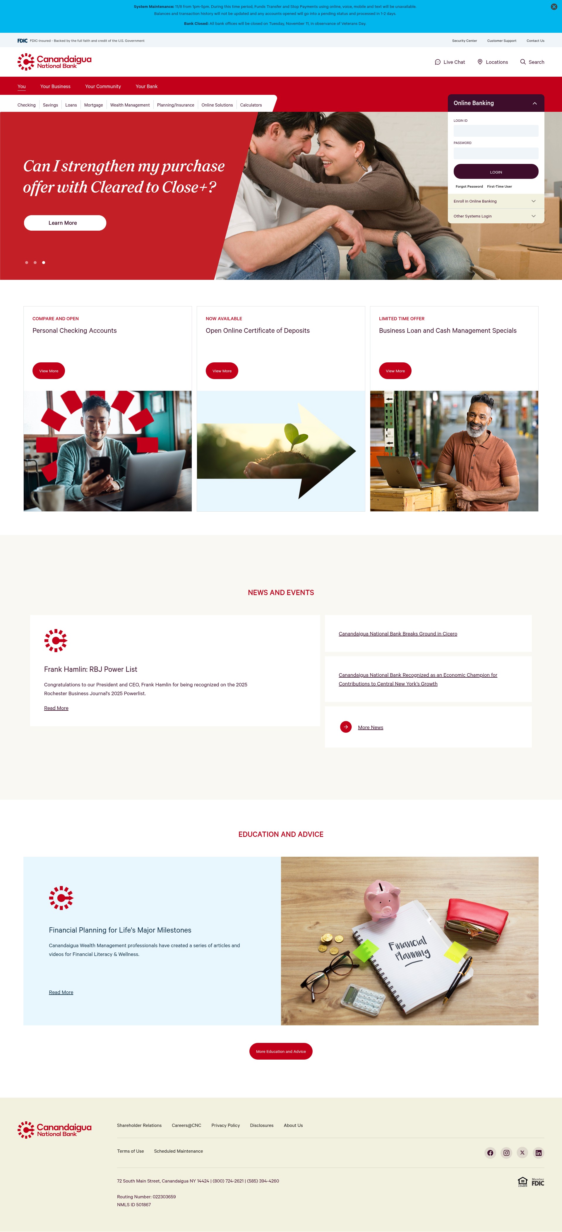 Landing Page