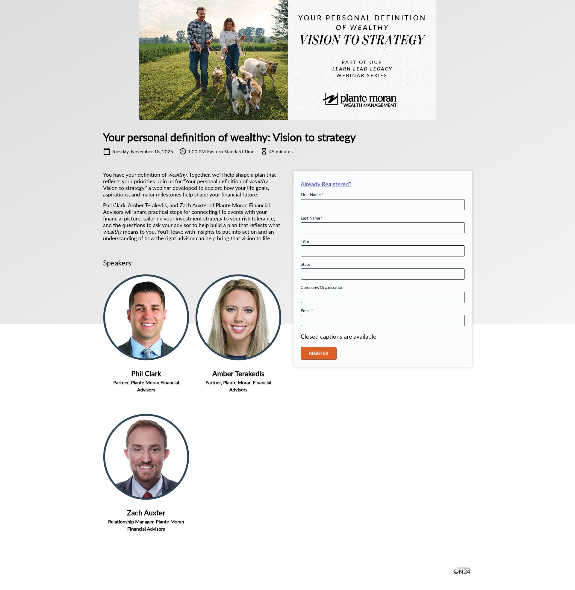 Landing Page