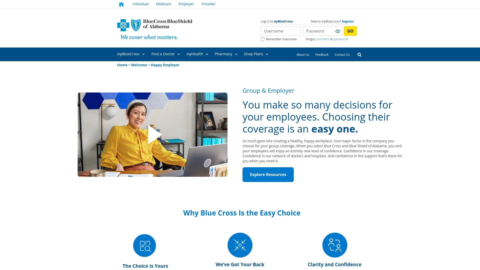 Landing Page